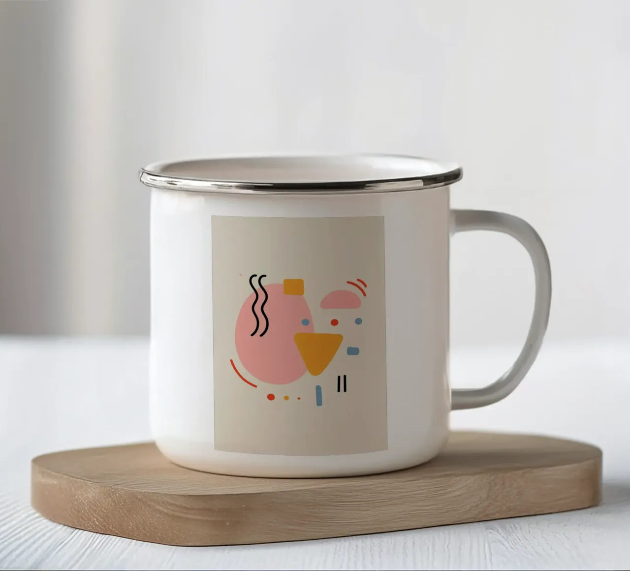 The Mouse Emaille Tasse von Pure