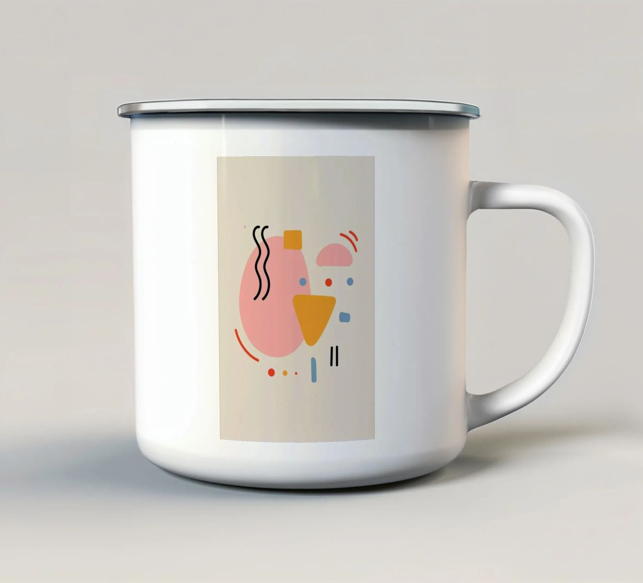 The Mouse tazza in smalto da Pure