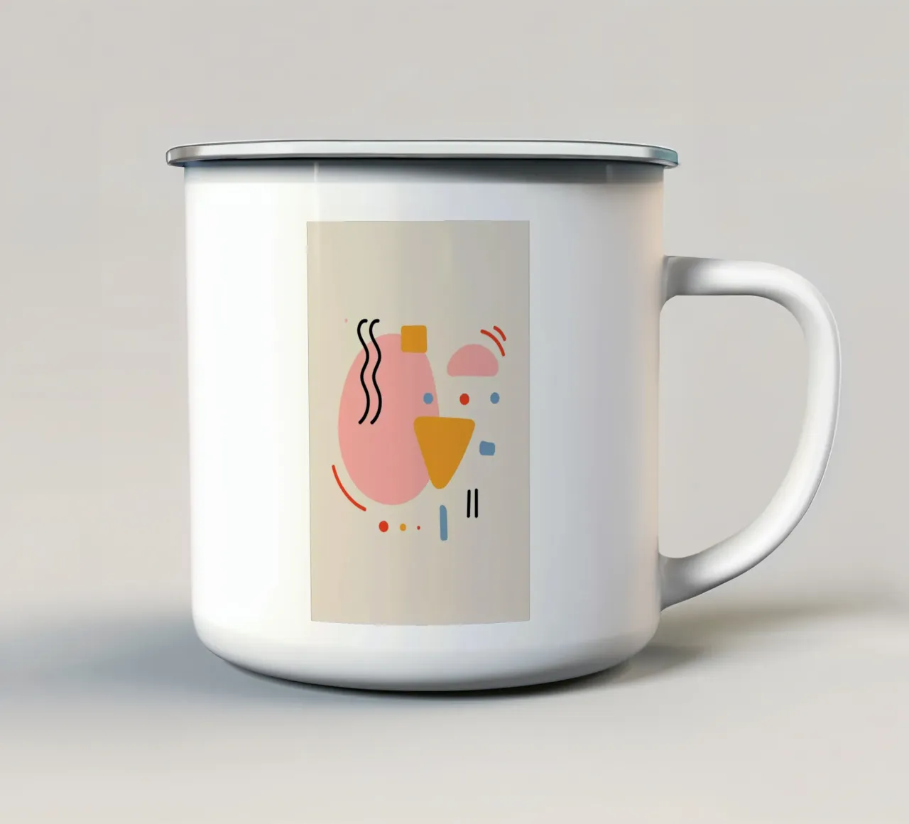 The Mouse Emaille Tasse von Pure