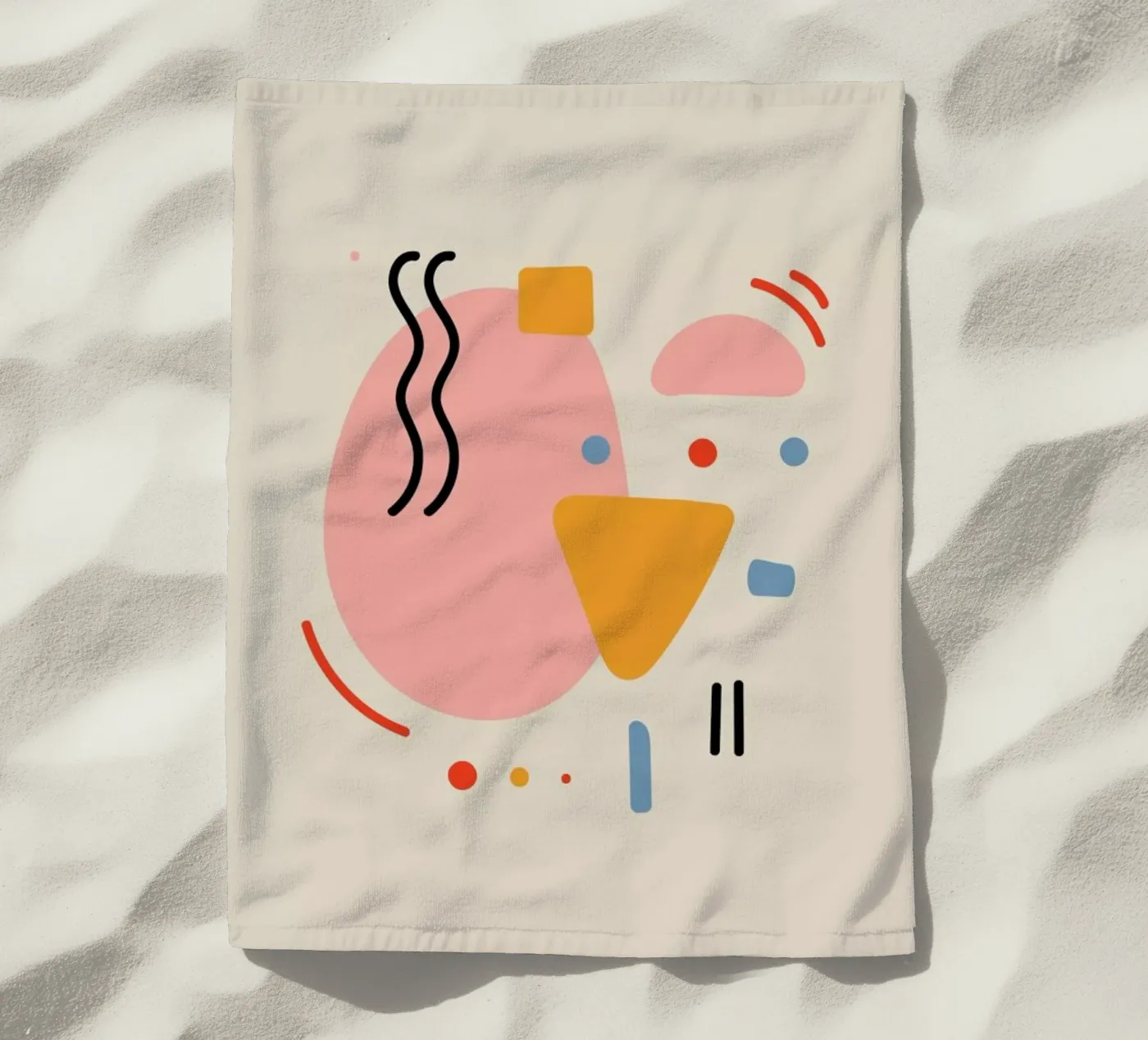 The Mouse beach towel by Pure