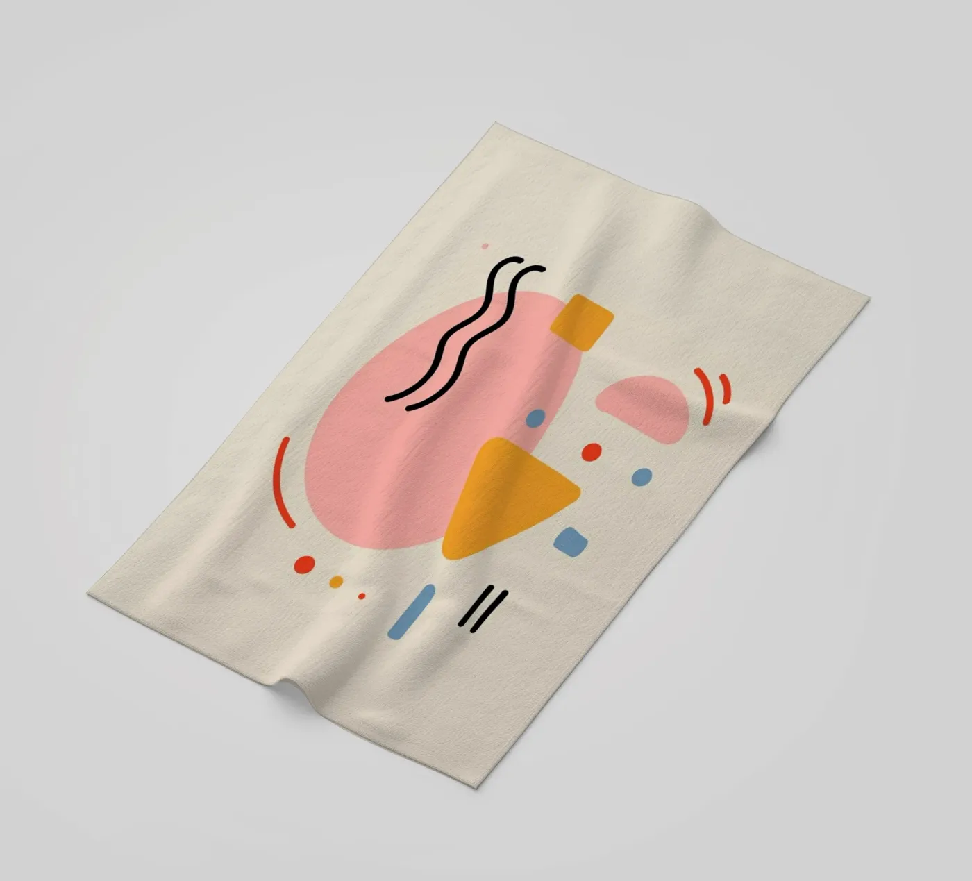 The Mouse beach towel by Pure