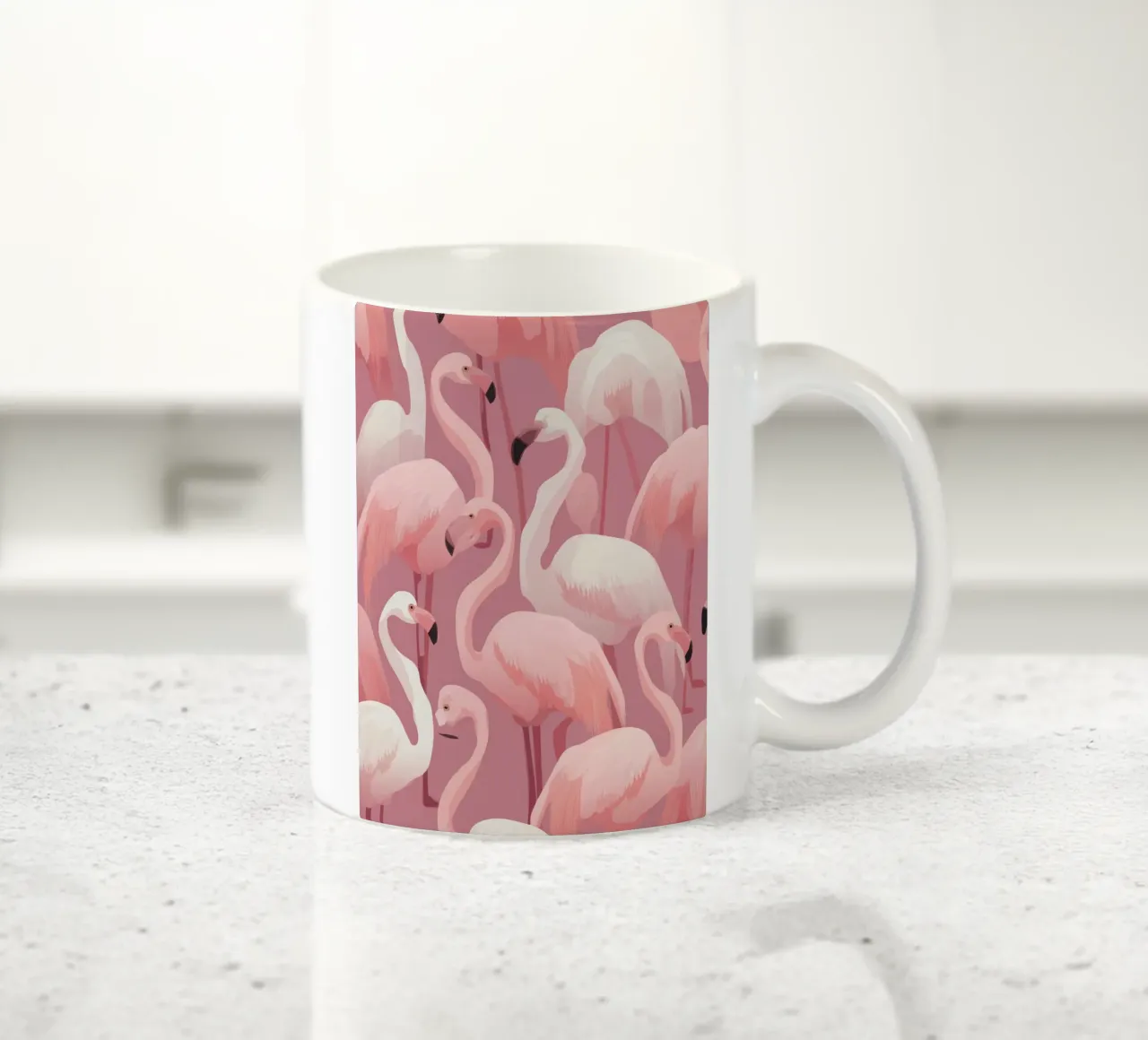 Fenicottero tazza in ceramica da Imagine