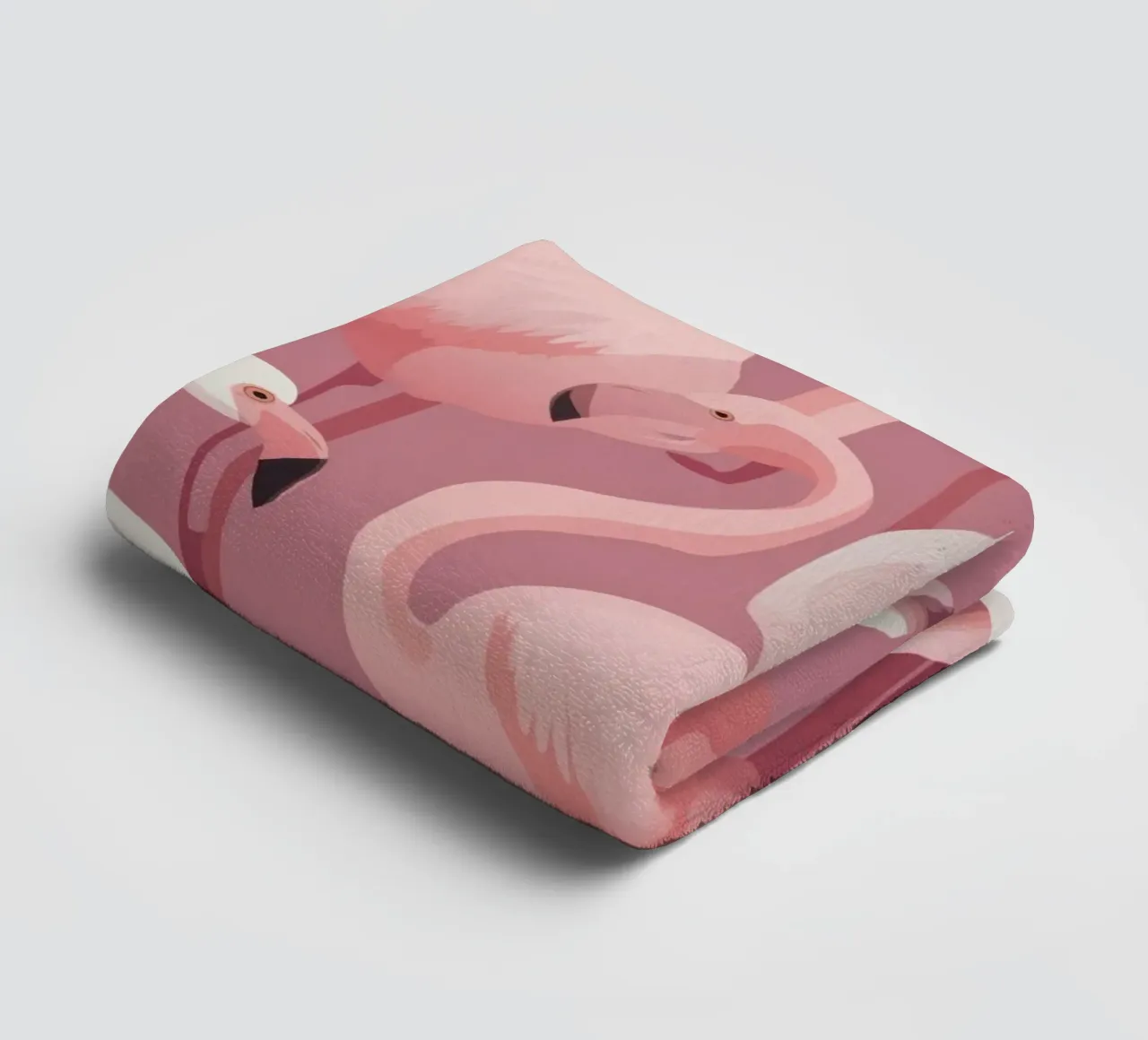 Flamingo's towel by Imagine