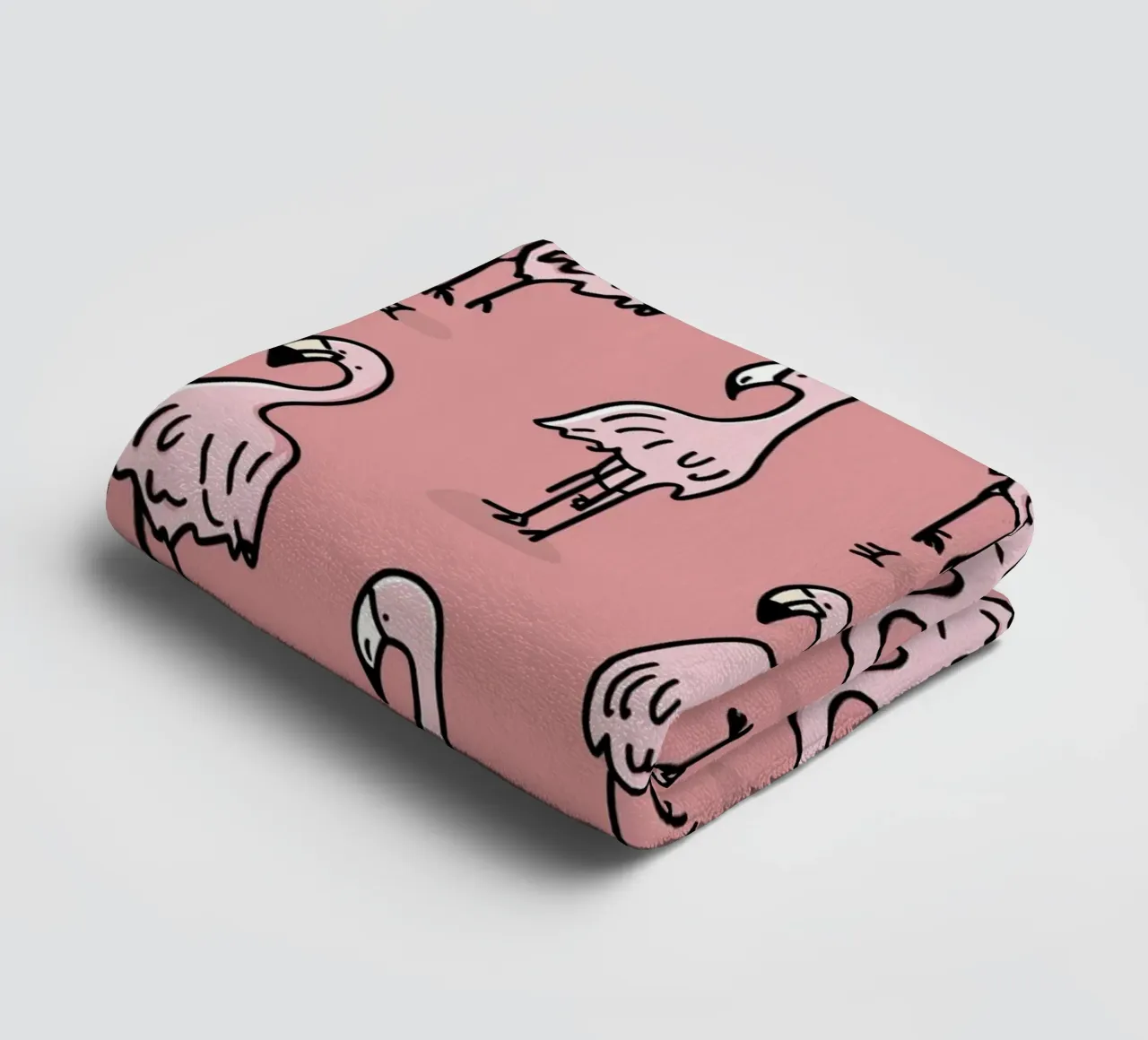 Flamingo's towel by Imagine