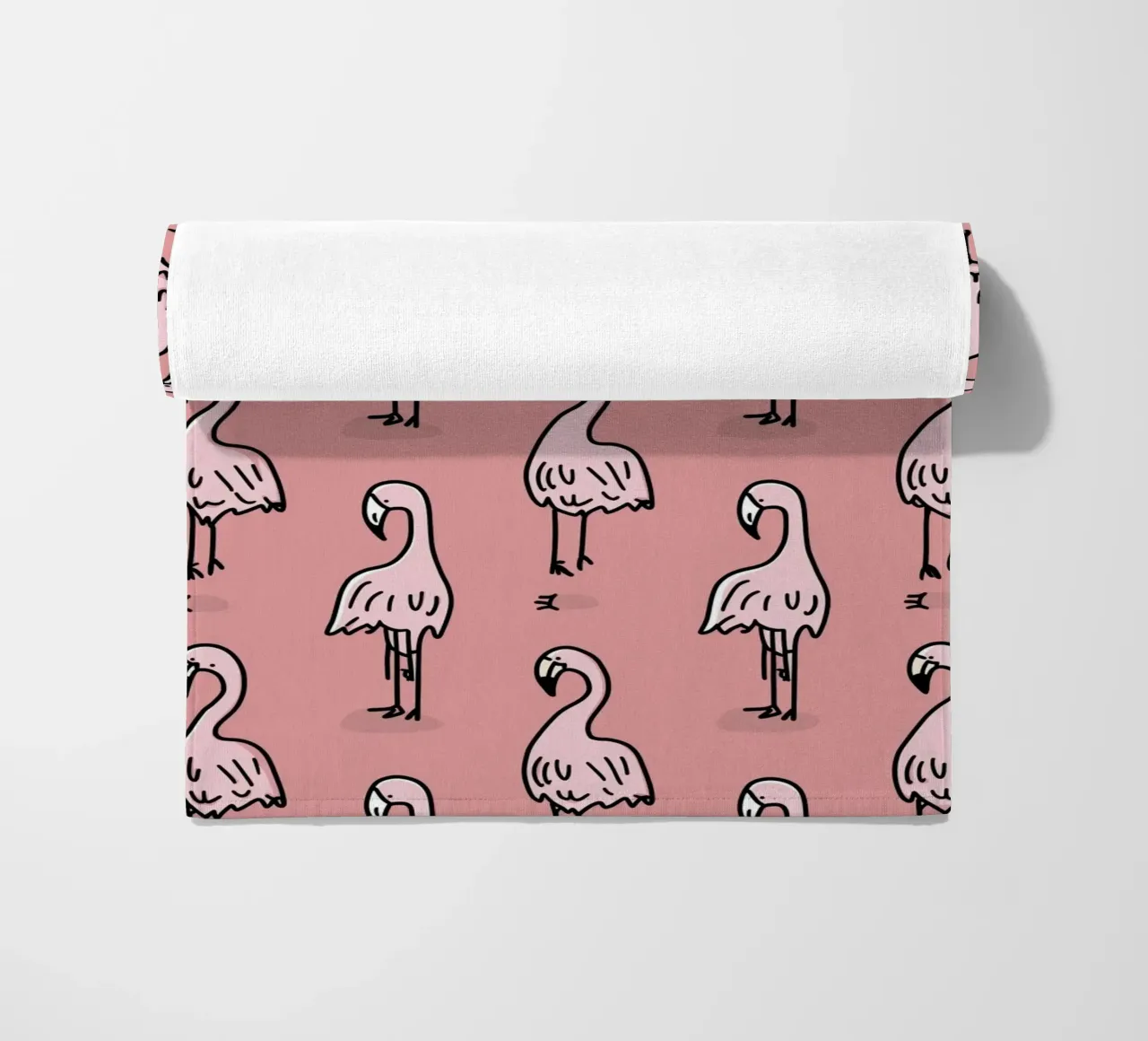 Flamingo's beach towel by Imagine