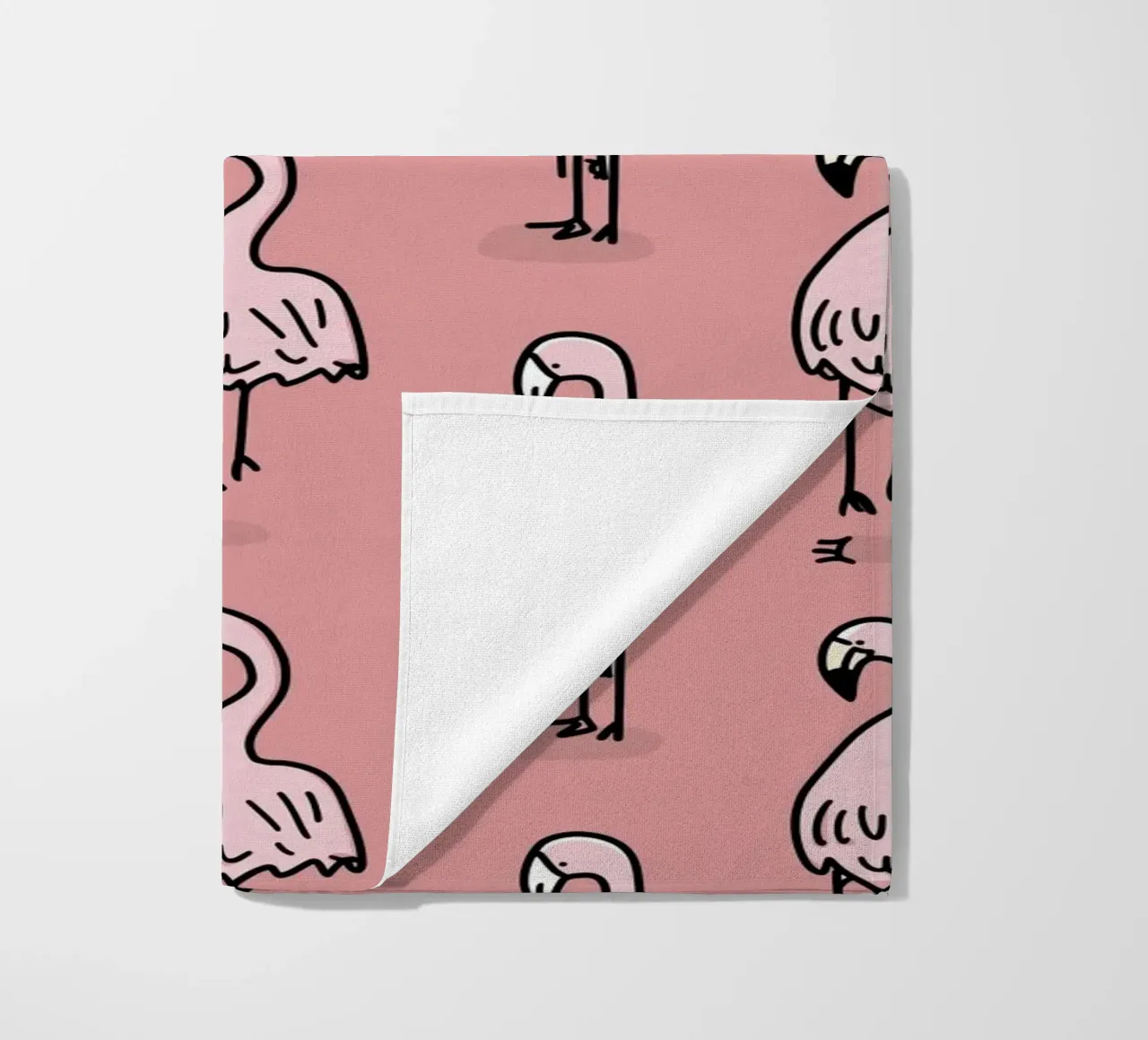 Flamingo's beach towel by Imagine