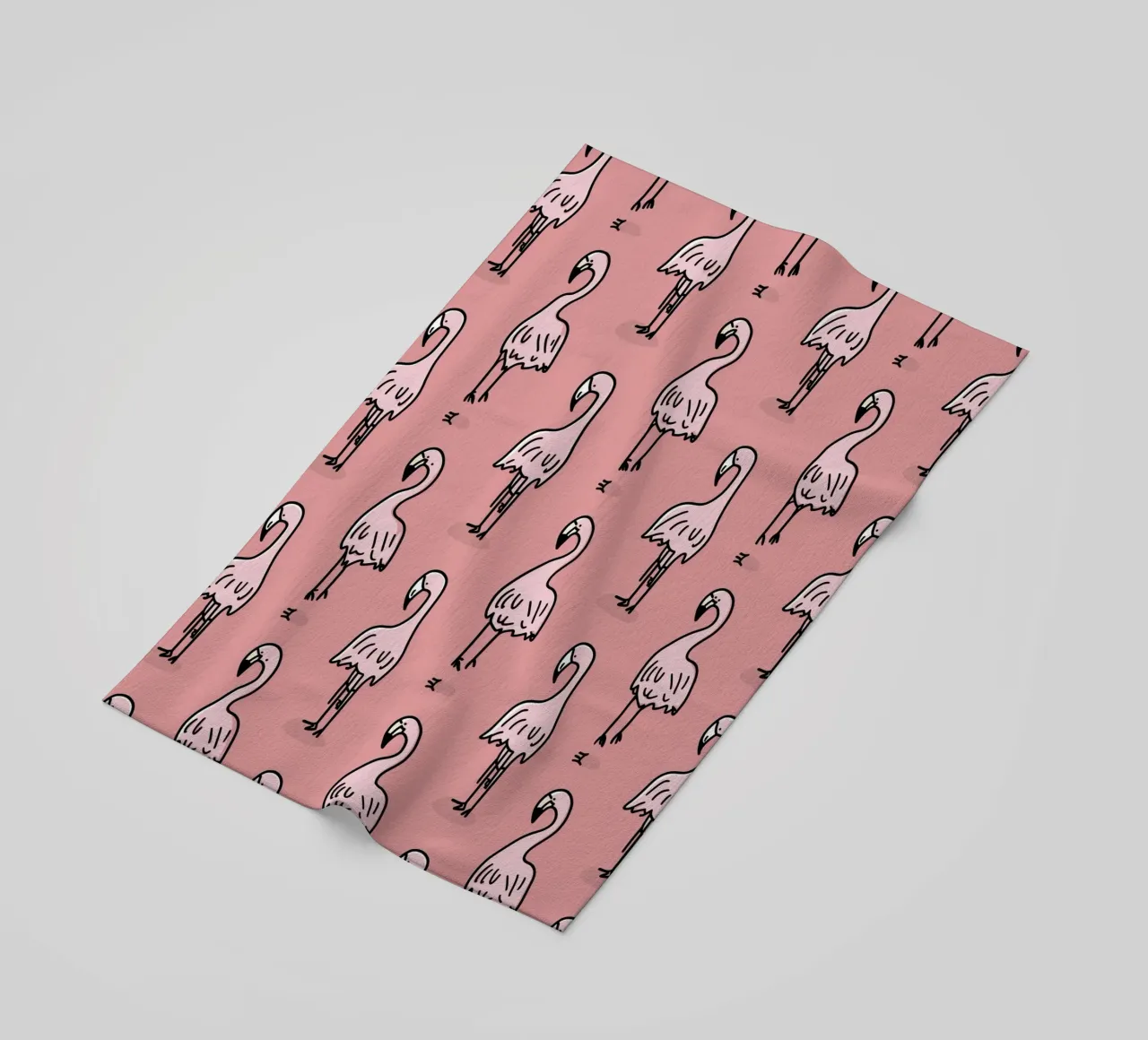 Flamingo's beach towel by Imagine