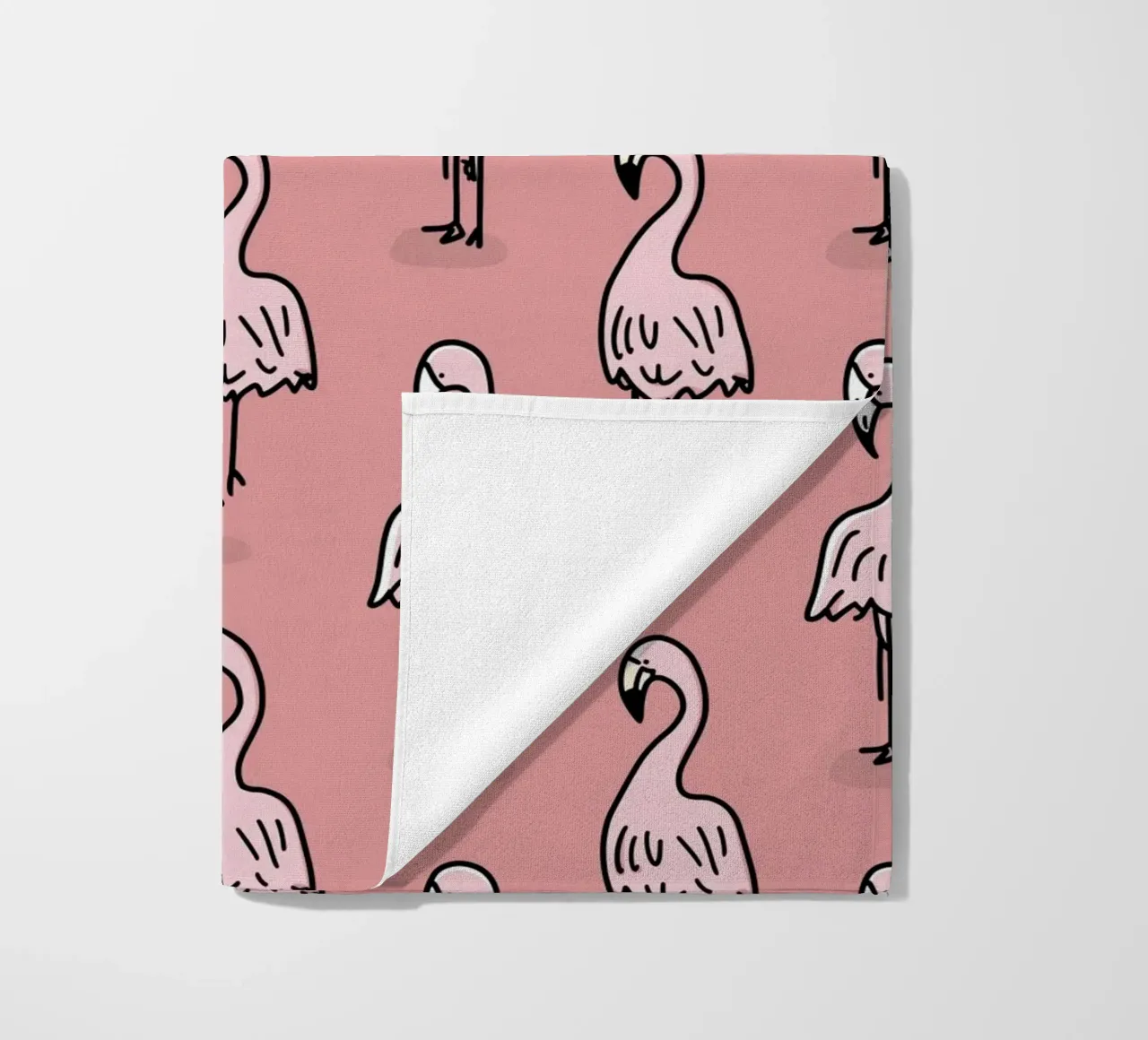 Flamingo's beach towel by Imagine