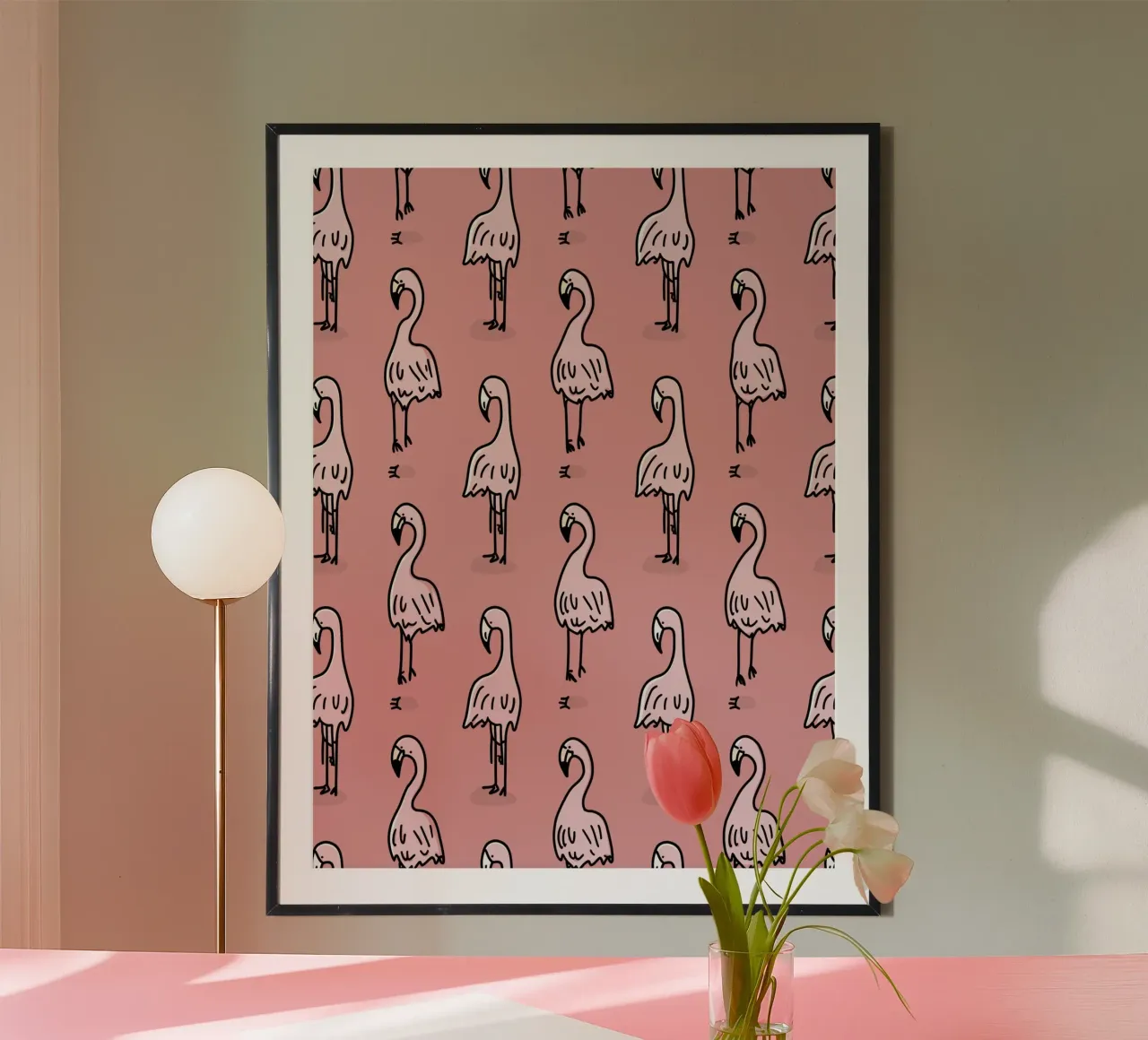 Flamingo's poster by Imagine