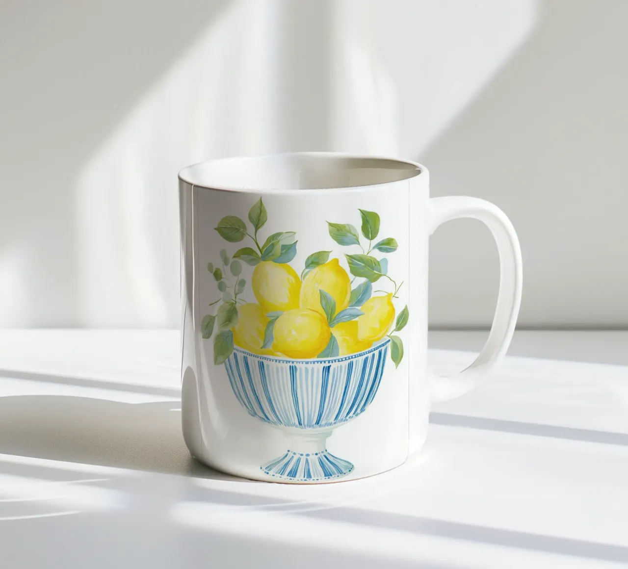 Limoni tazza in ceramica da Imagine
