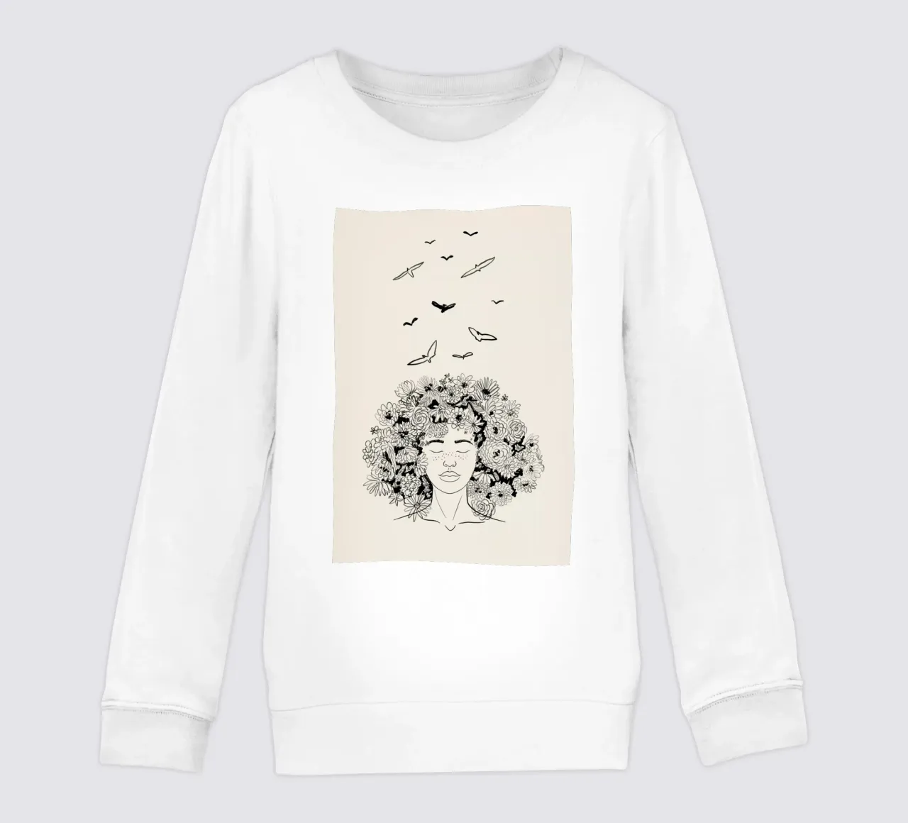At One with Nature felpa bambino da Graphite