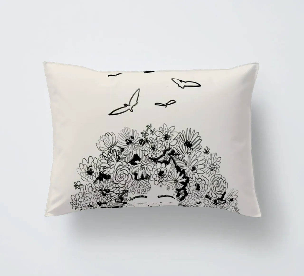 At One with Nature cuscino da Graphite