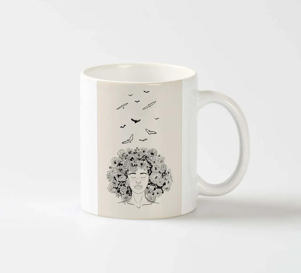 At One with Nature tazza in ceramica da Graphite