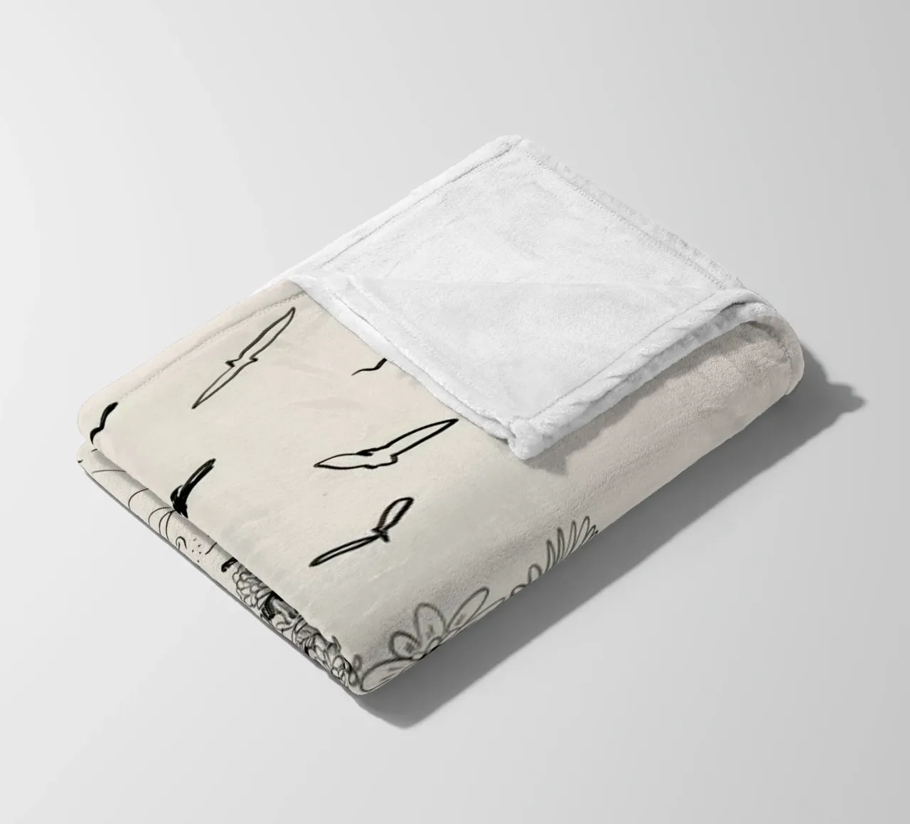 At One with Nature coperta in pile da Graphite