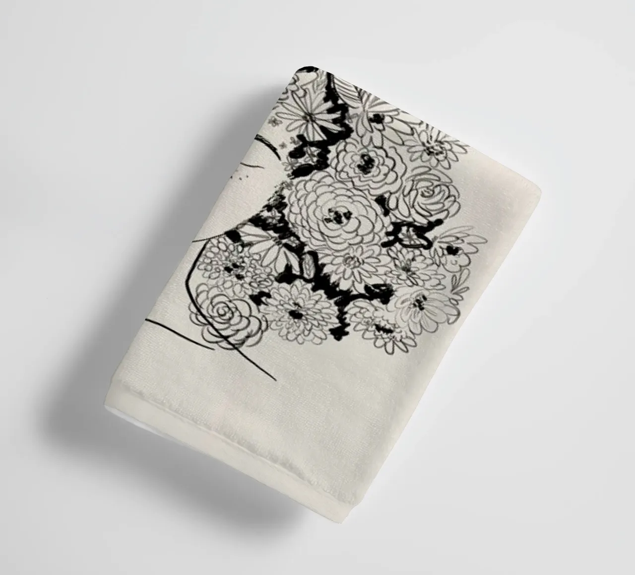 At One with Nature asciugamano da bagno da Graphite
