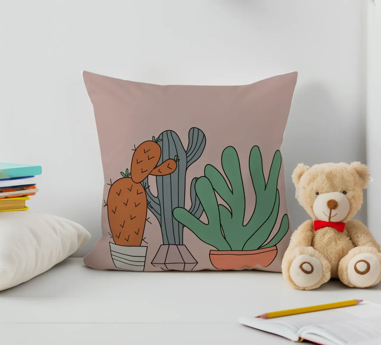 Cactus. cuscino da FRICKE DESIGN