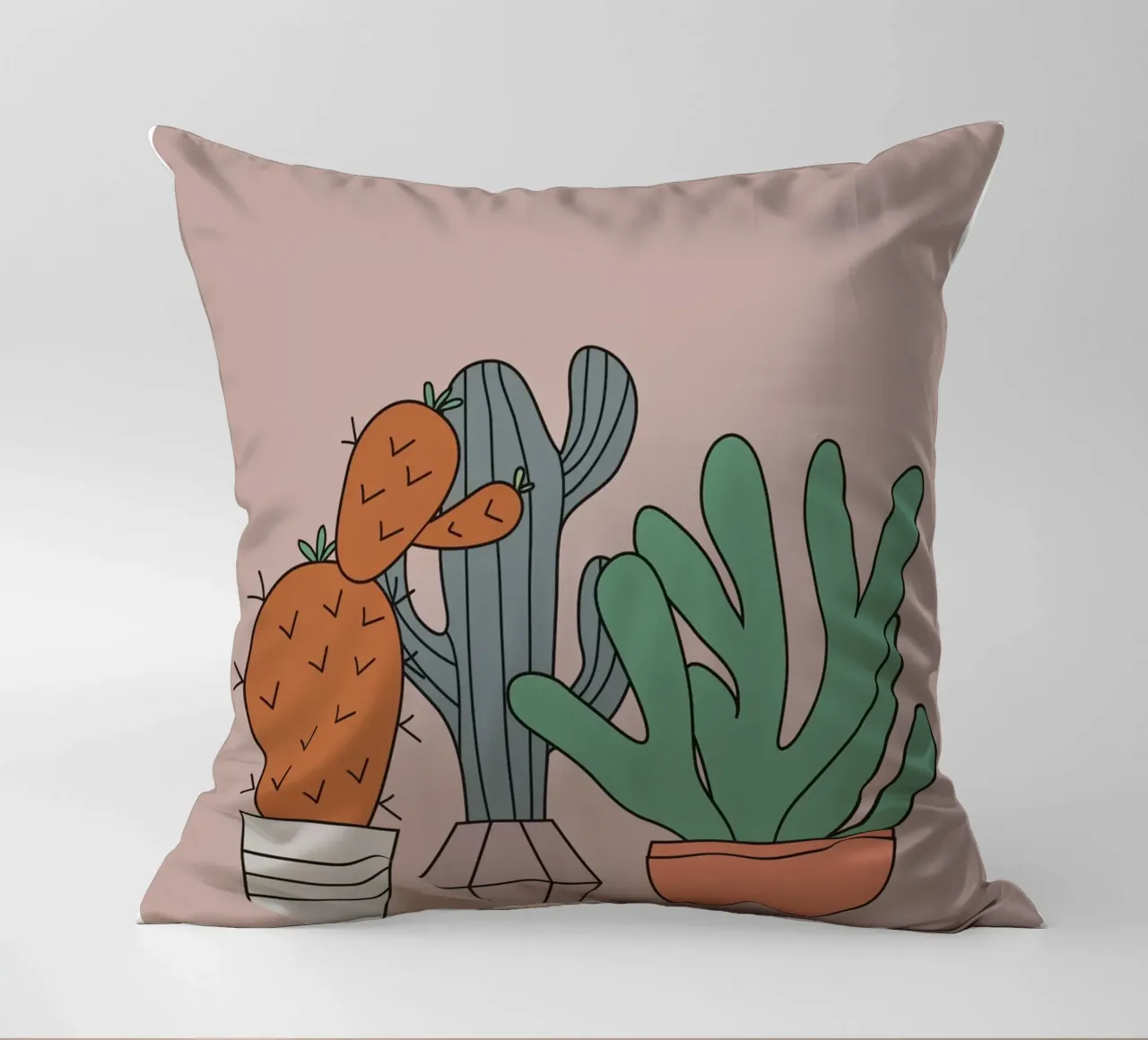Cactus. cuscino da FRICKE DESIGN