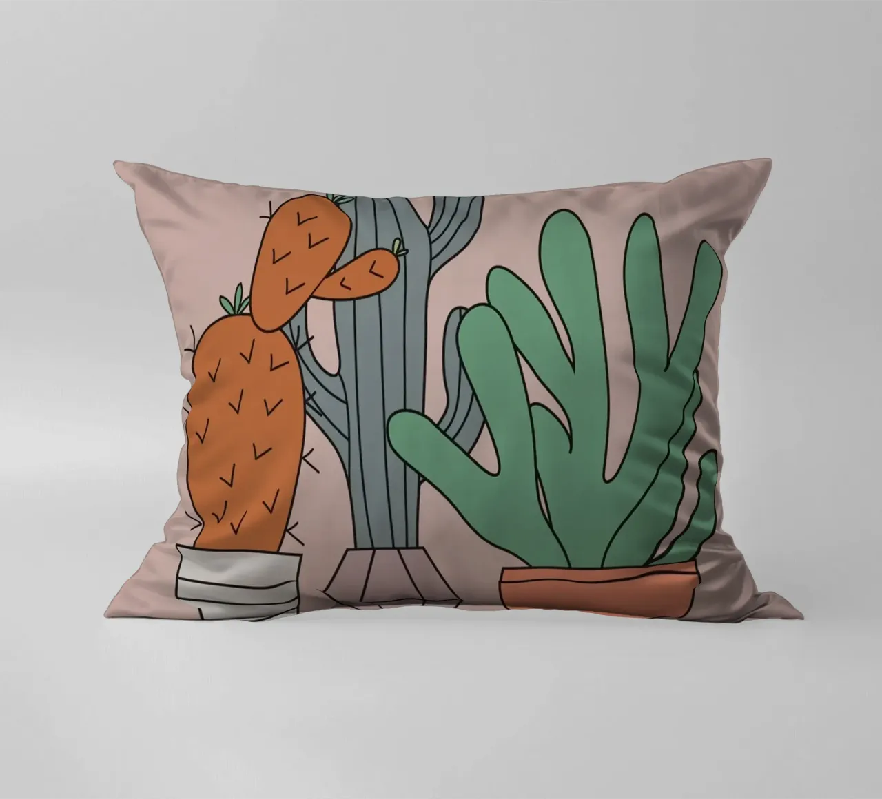 Cactus. cuscino da FRICKE DESIGN