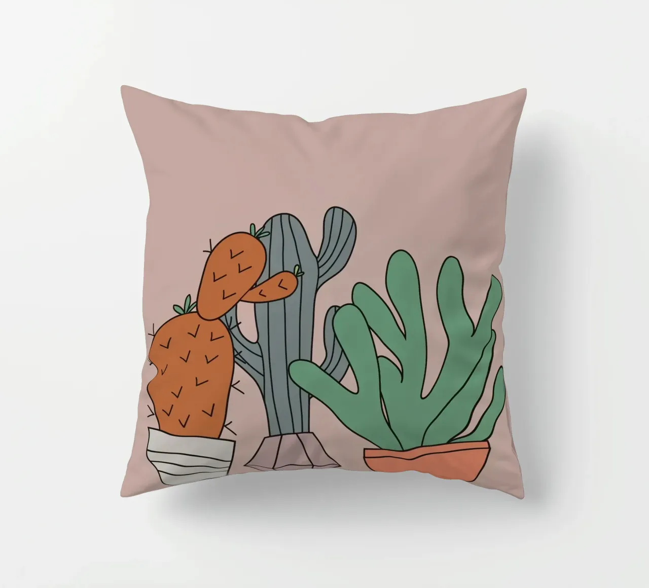 Cactus. cuscino da FRICKE DESIGN