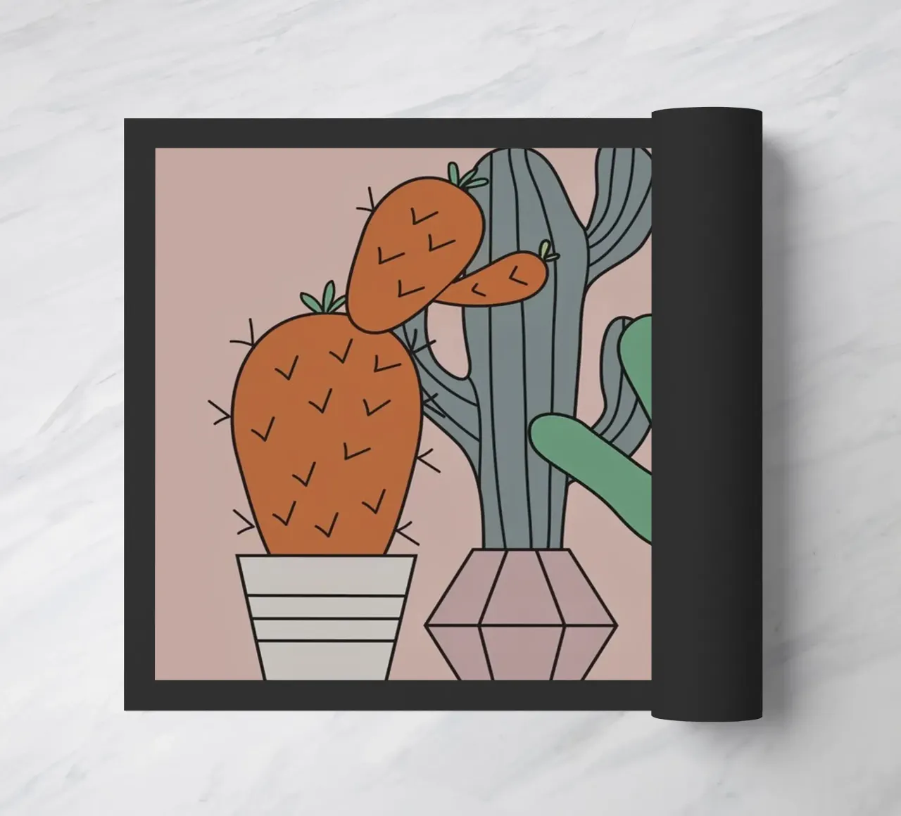 Cactus. zerbino da FRICKE DESIGN