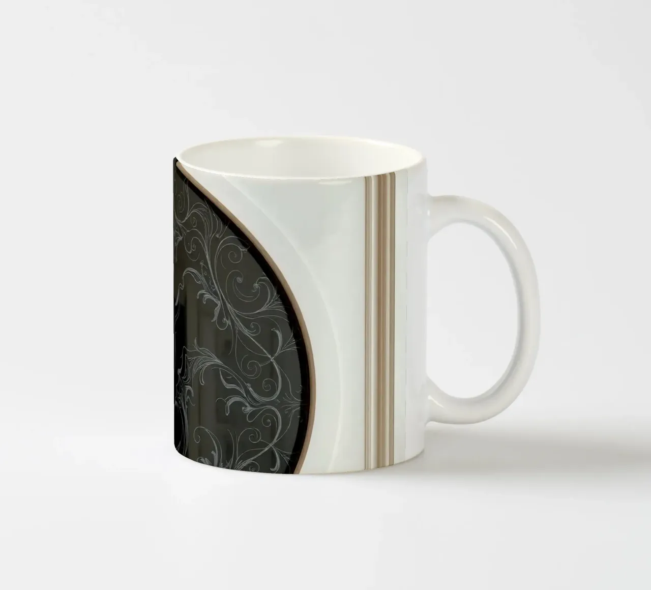 elemento decorativo in vetro in un interno di lusso tazza in ceramica da DesignDoodle