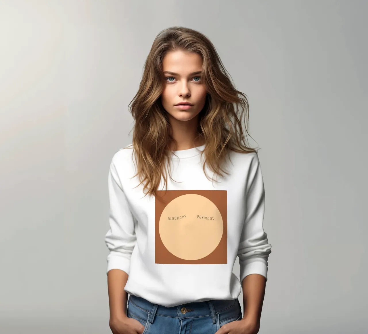 moon. felpa da FRICKE DESIGN