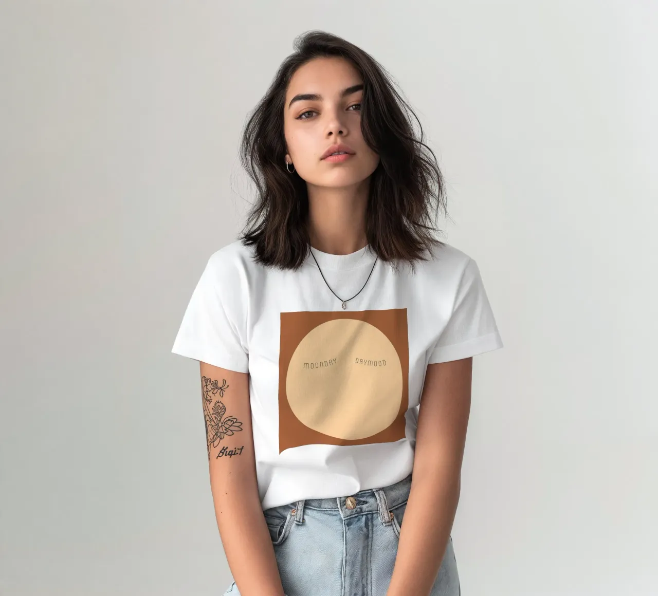 moon | mood t-shirt da FRICKE DESIGN