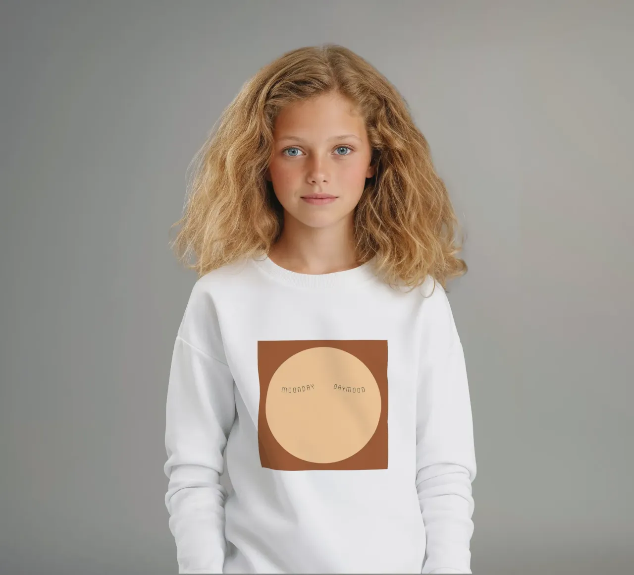 moon | mood felpa bambino da FRICKE DESIGN