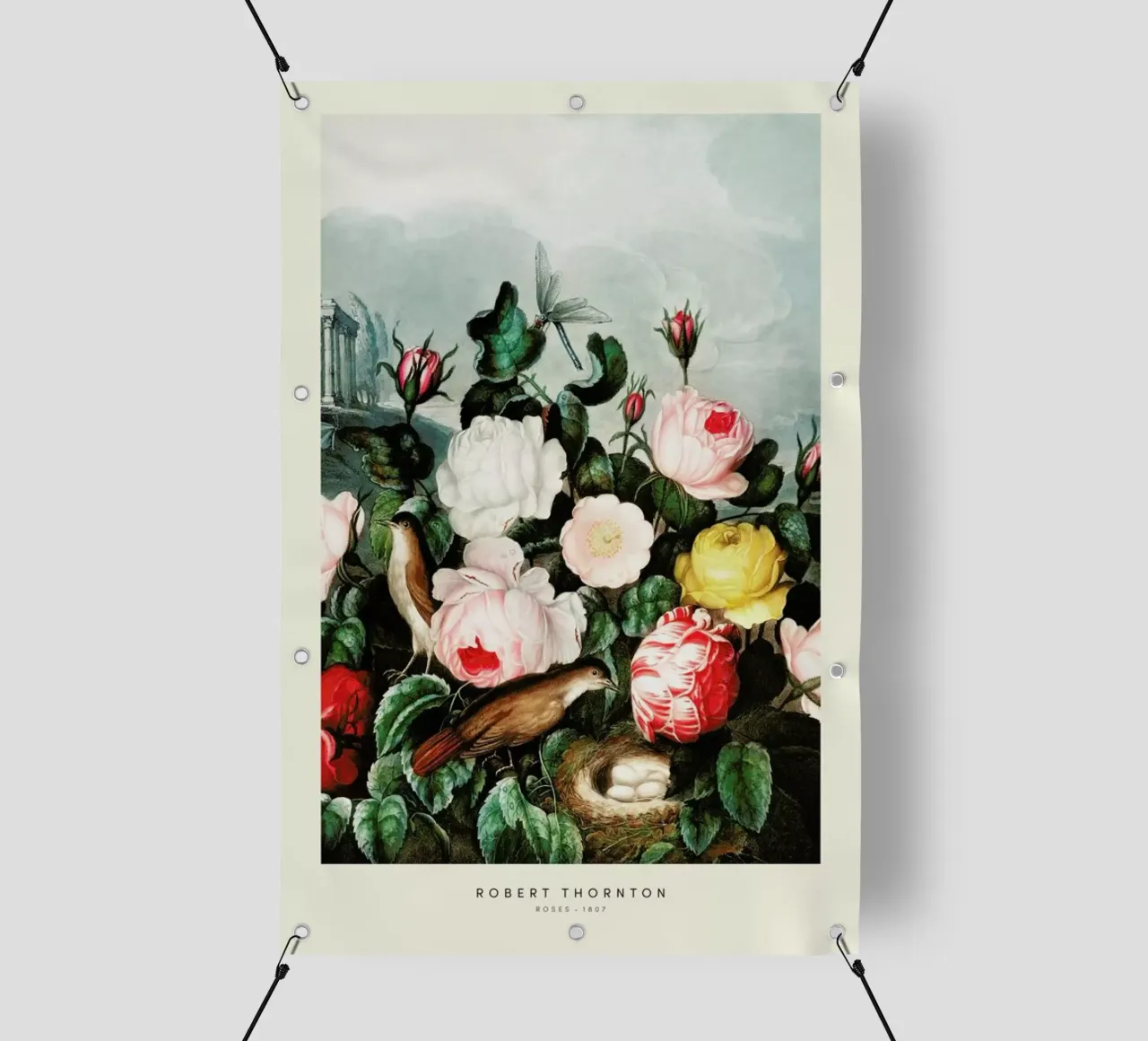 Thornton - Roses telo in pvc da Vintage by JUNIQE