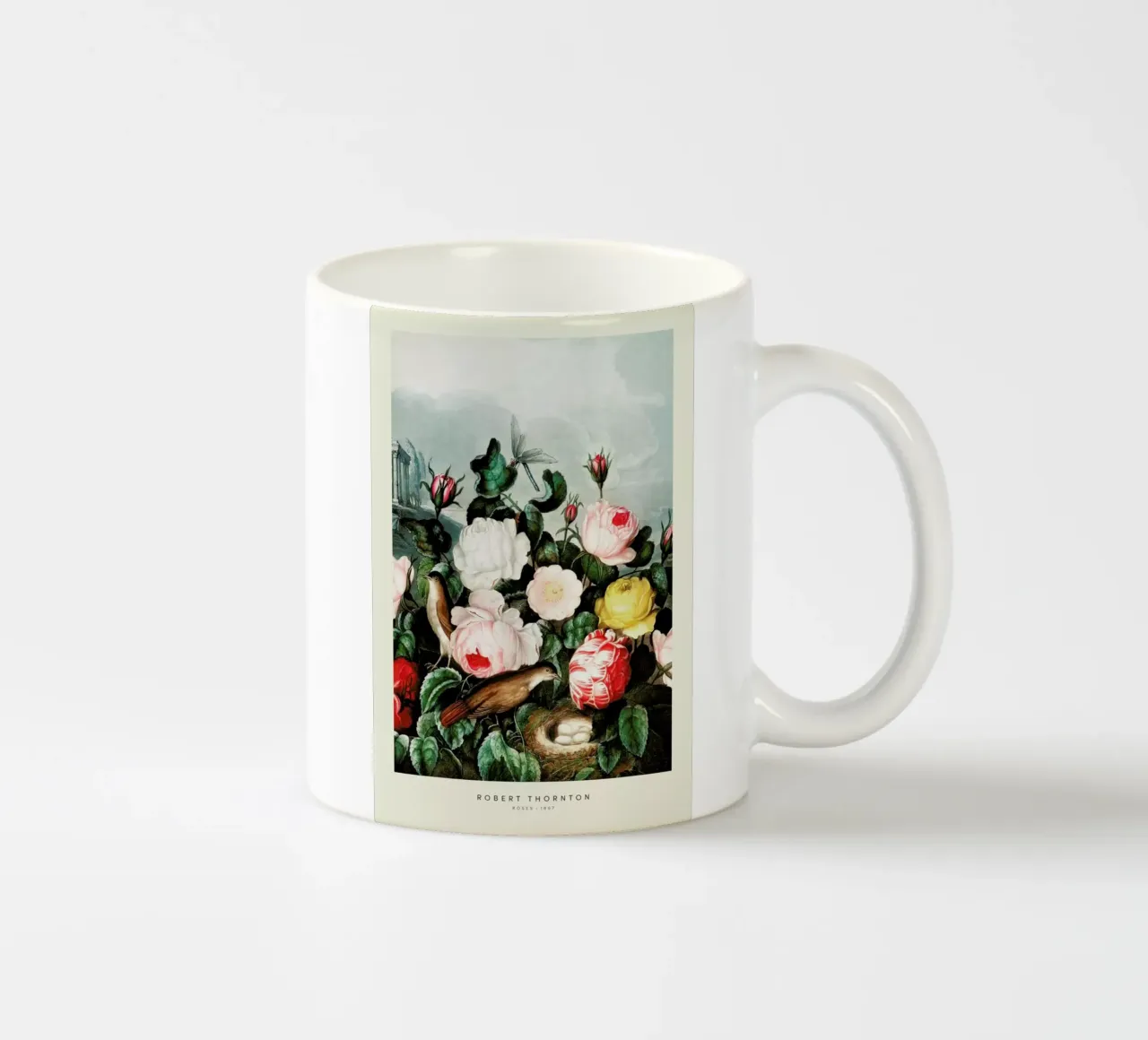 Thornton - Roses tazza in ceramica da Vintage by JUNIQE