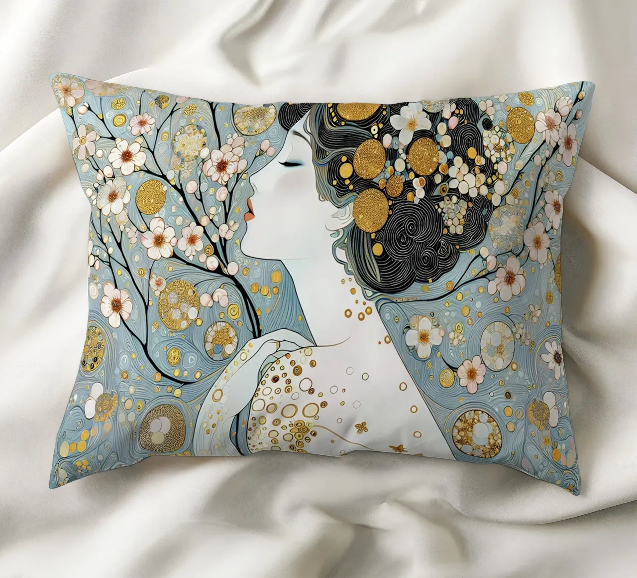 Sakura cuscino da Art-Nouveau-Dsg