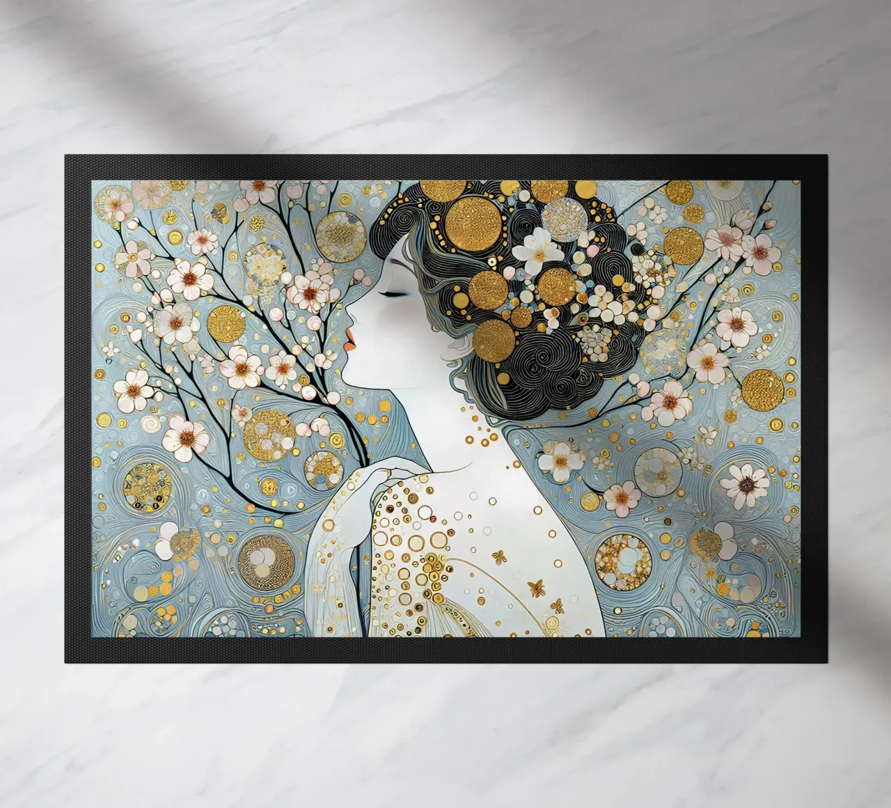 Sakura doormat by Art-Nouveau-Dsg