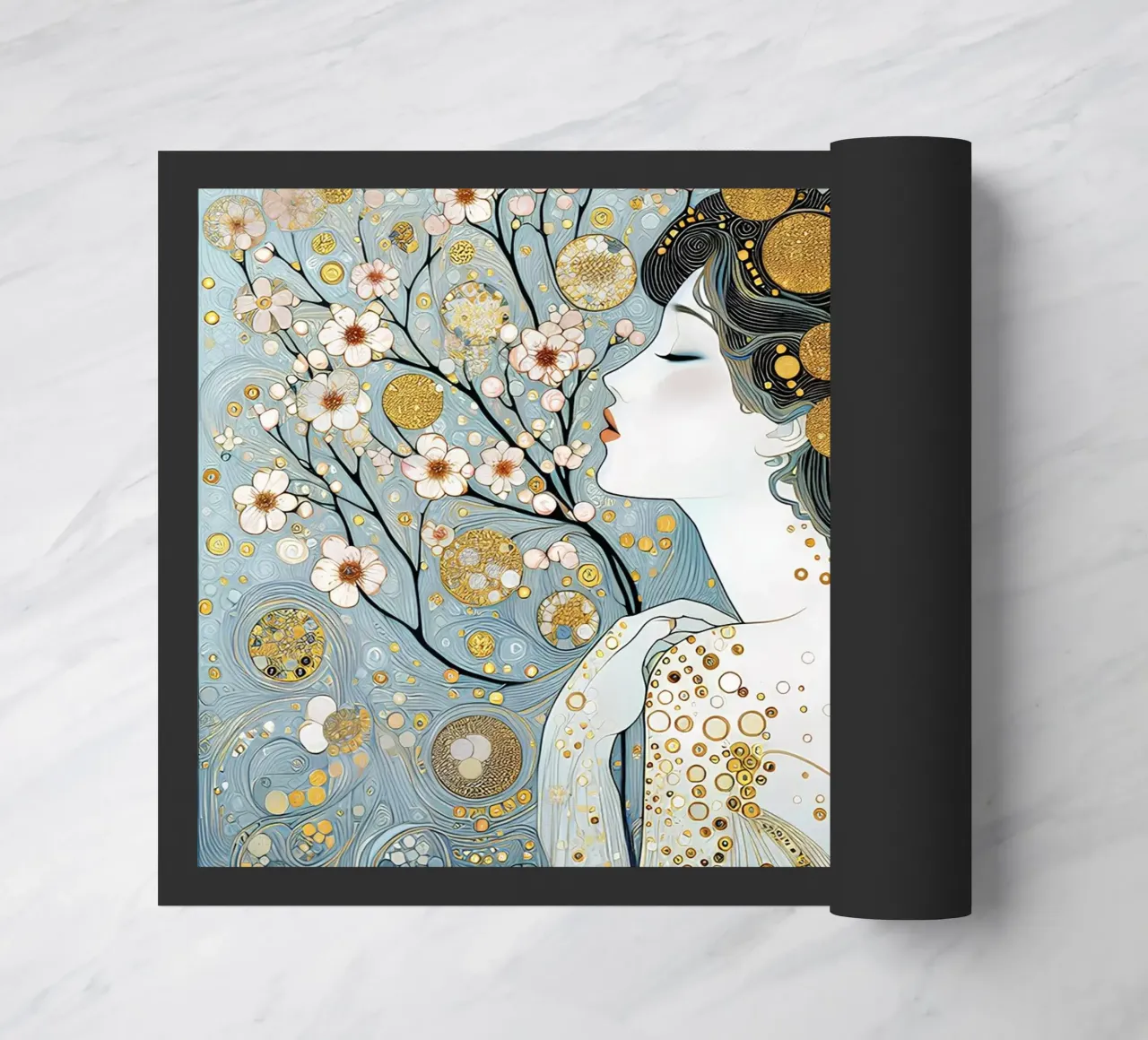 Sakura doormat by Art-Nouveau-Dsg