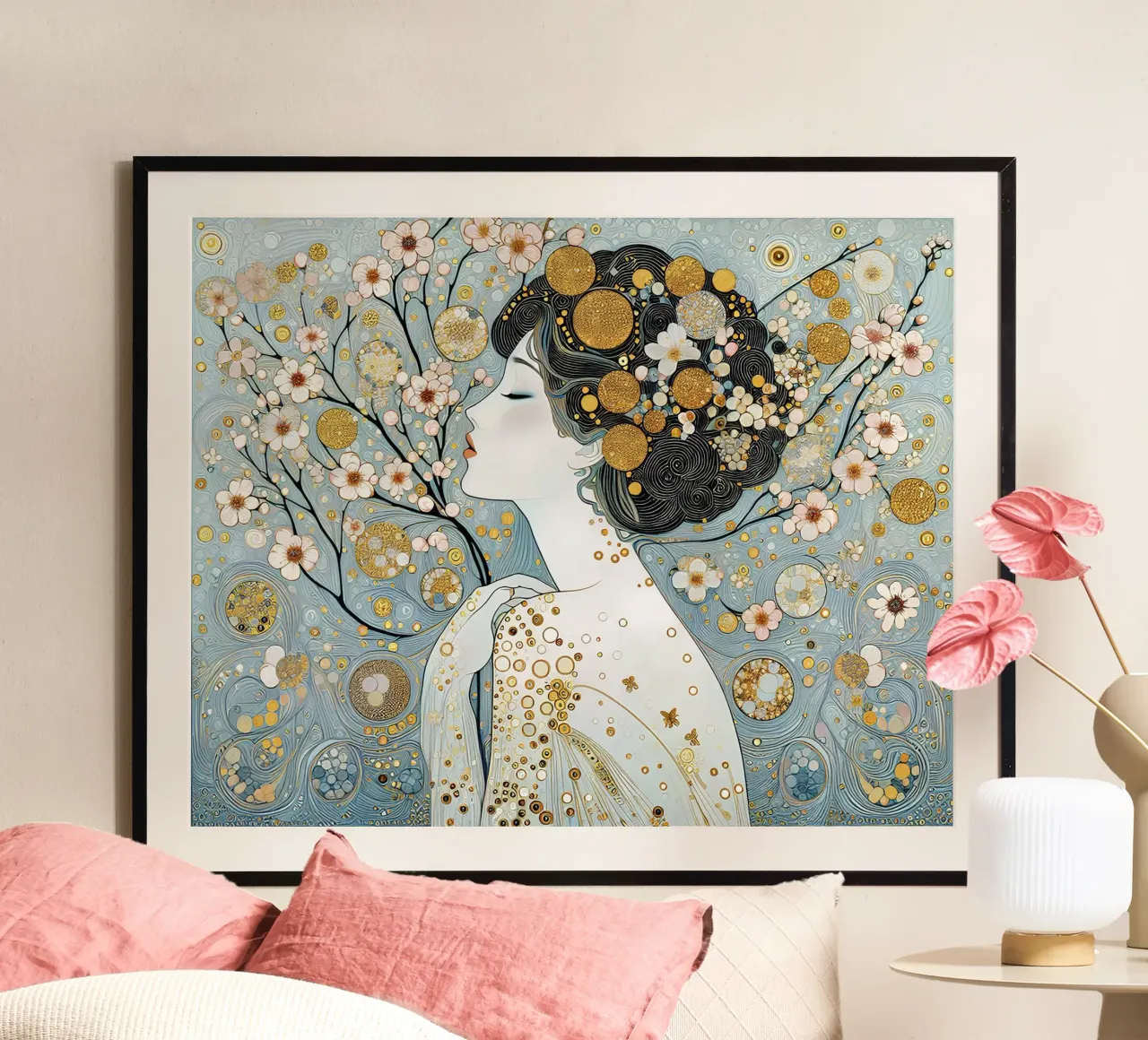 Sakura poster da Art-Nouveau-Dsg