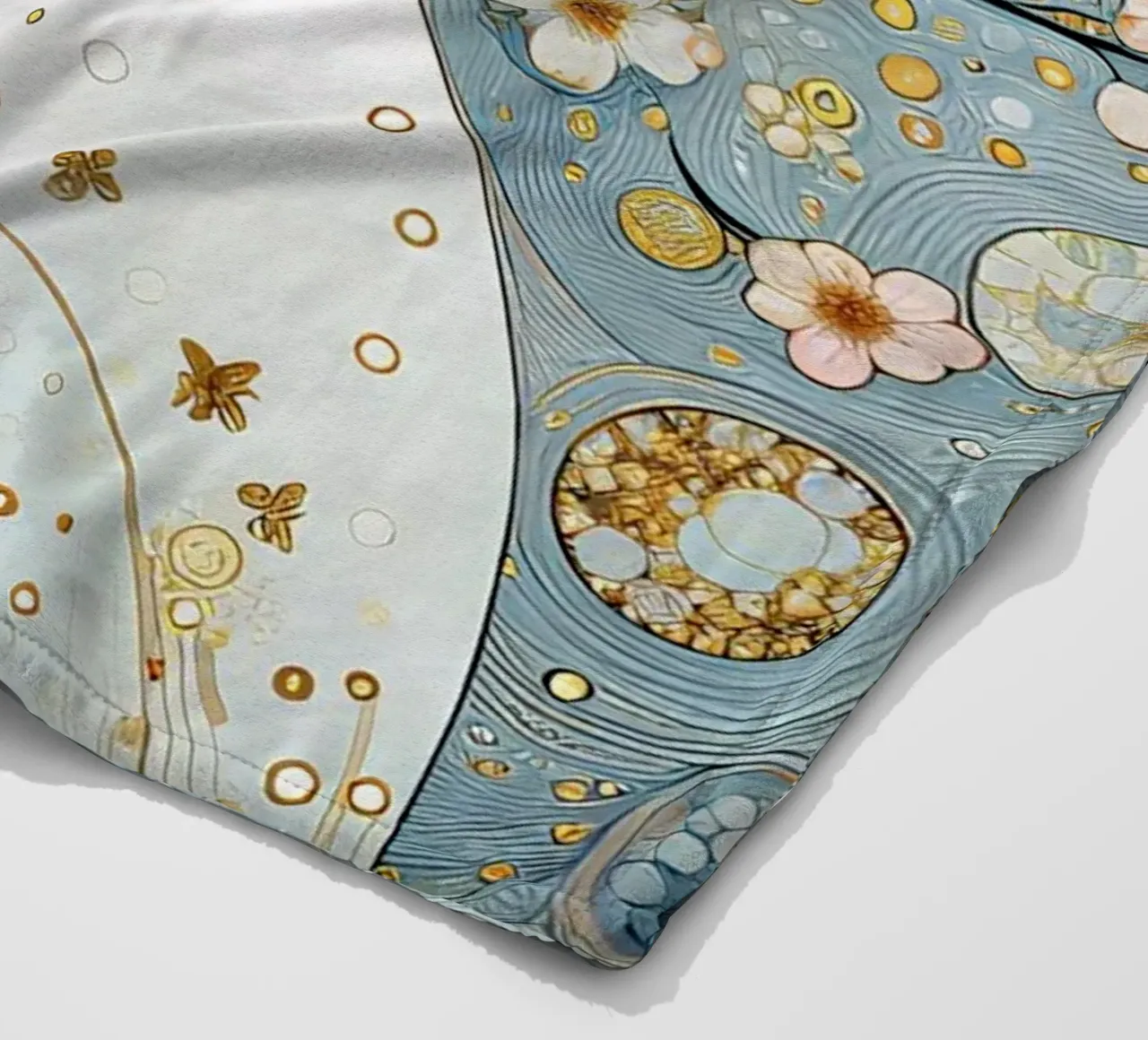 Sakura coperta in pile da Art-Nouveau-Dsg