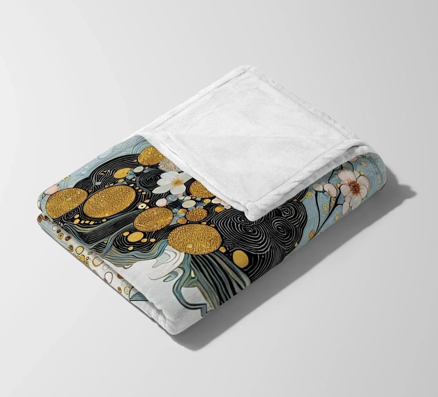 Sakura Fleecedecke von Art-Nouveau-Dsg