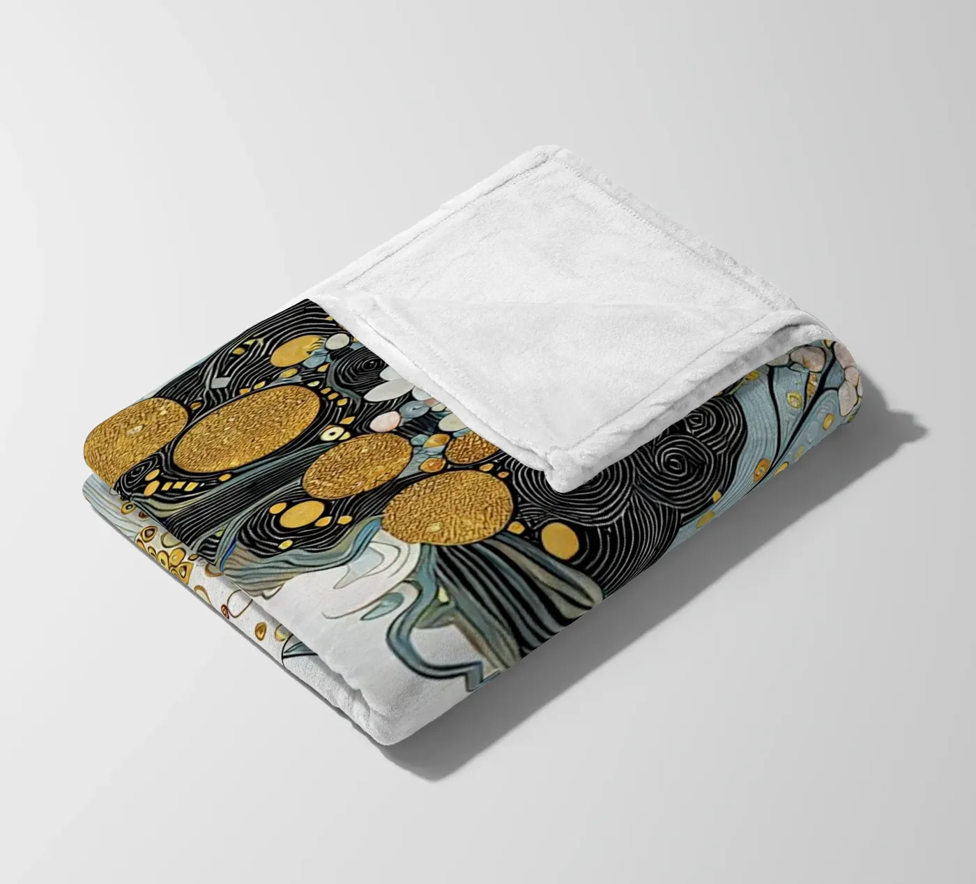 Sakura Fleecedecke von Art-Nouveau-Dsg