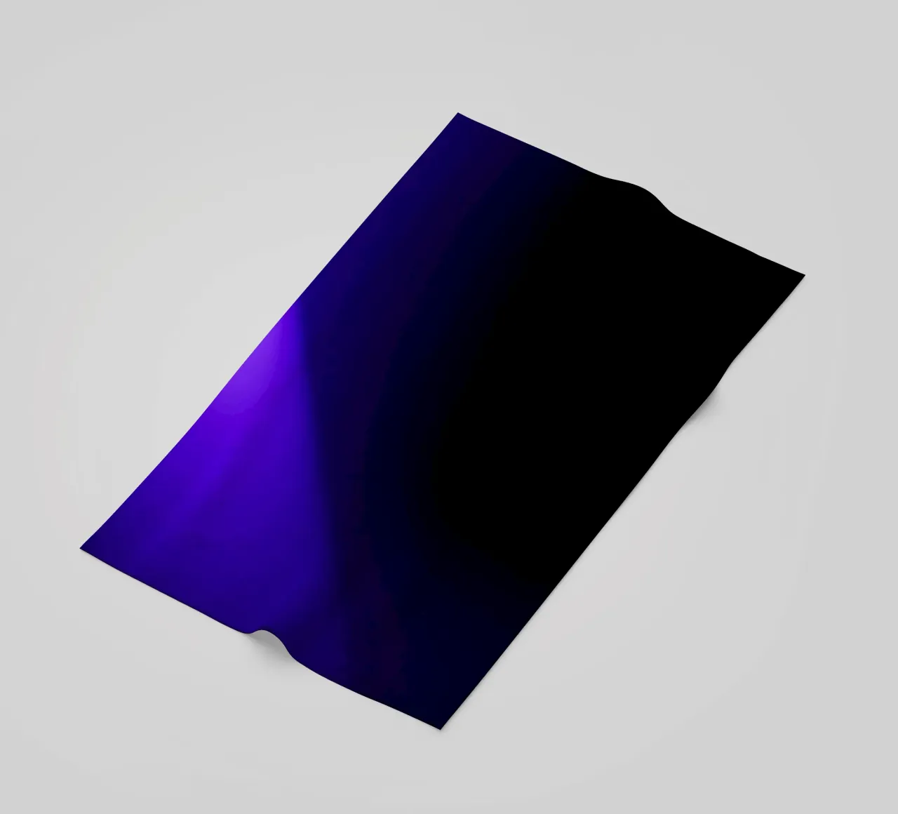 Uno splendido faretto viola che illumina una location buia telo mare da DesignDoodle