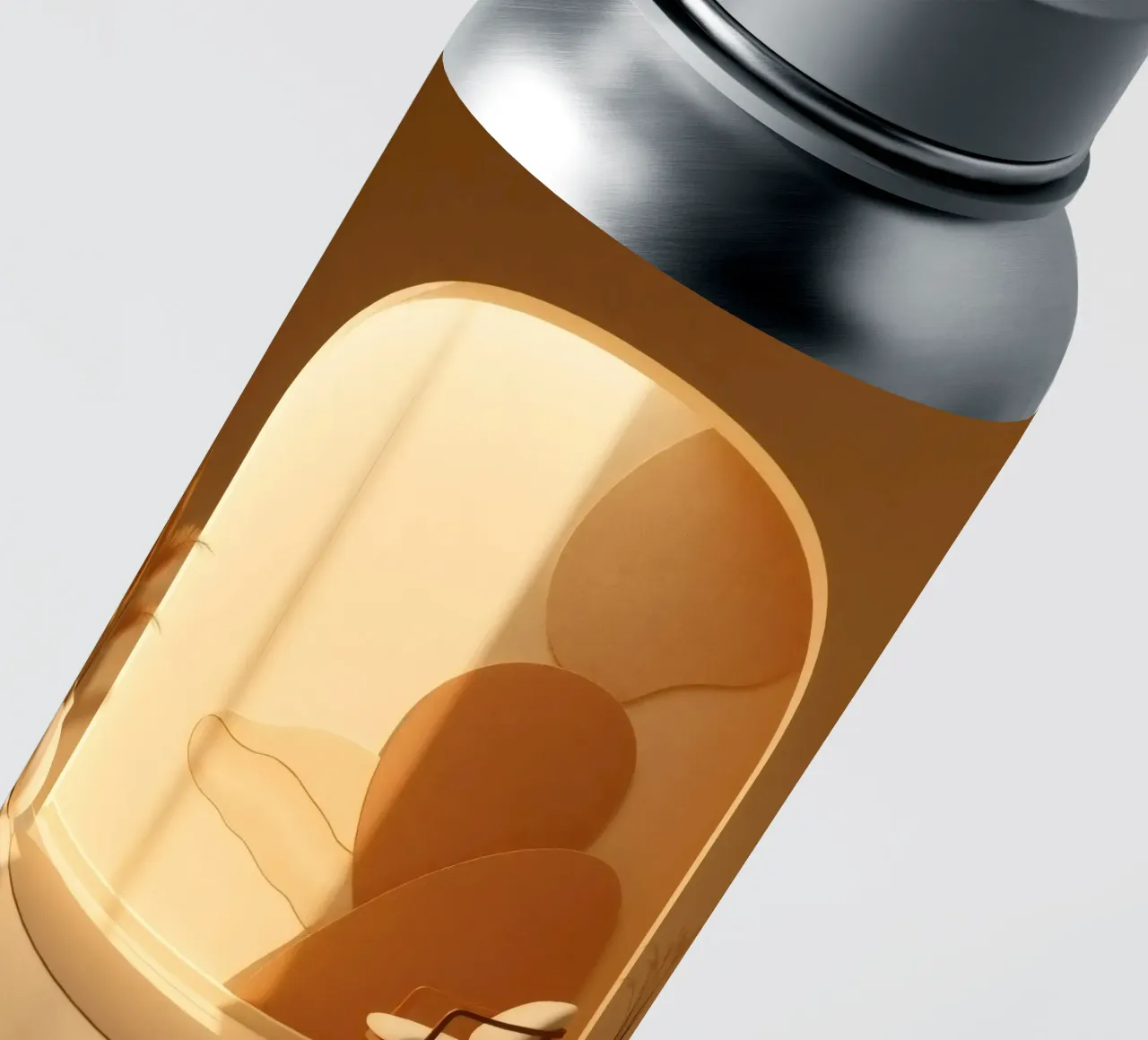 des feuilles d'automne dans les tons orange et jaune autocollant de DesignDoodle