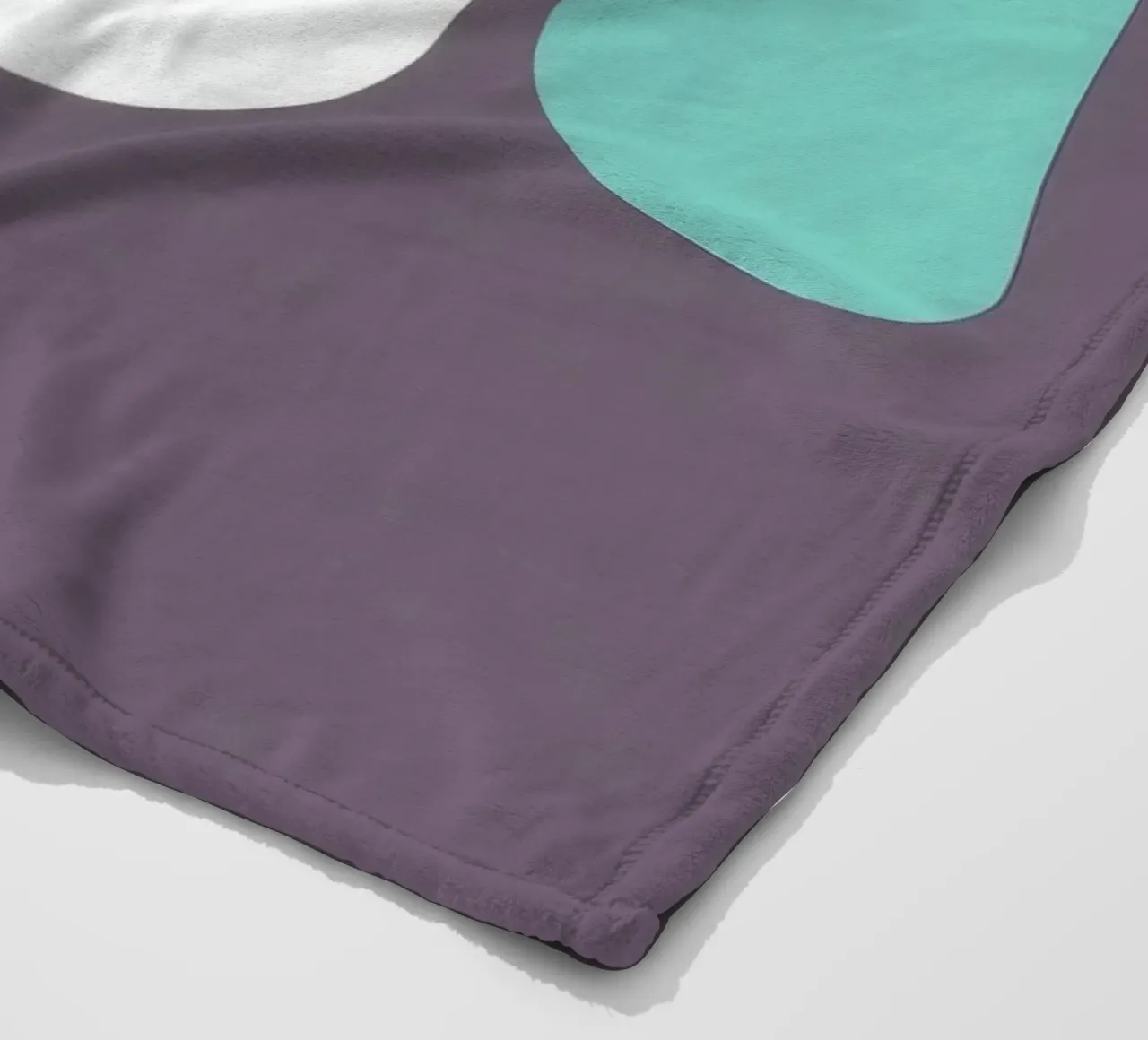 Forme geometriche astratte in colori tenui su uno sfondo tenue coperta in pile da DesignDoodle