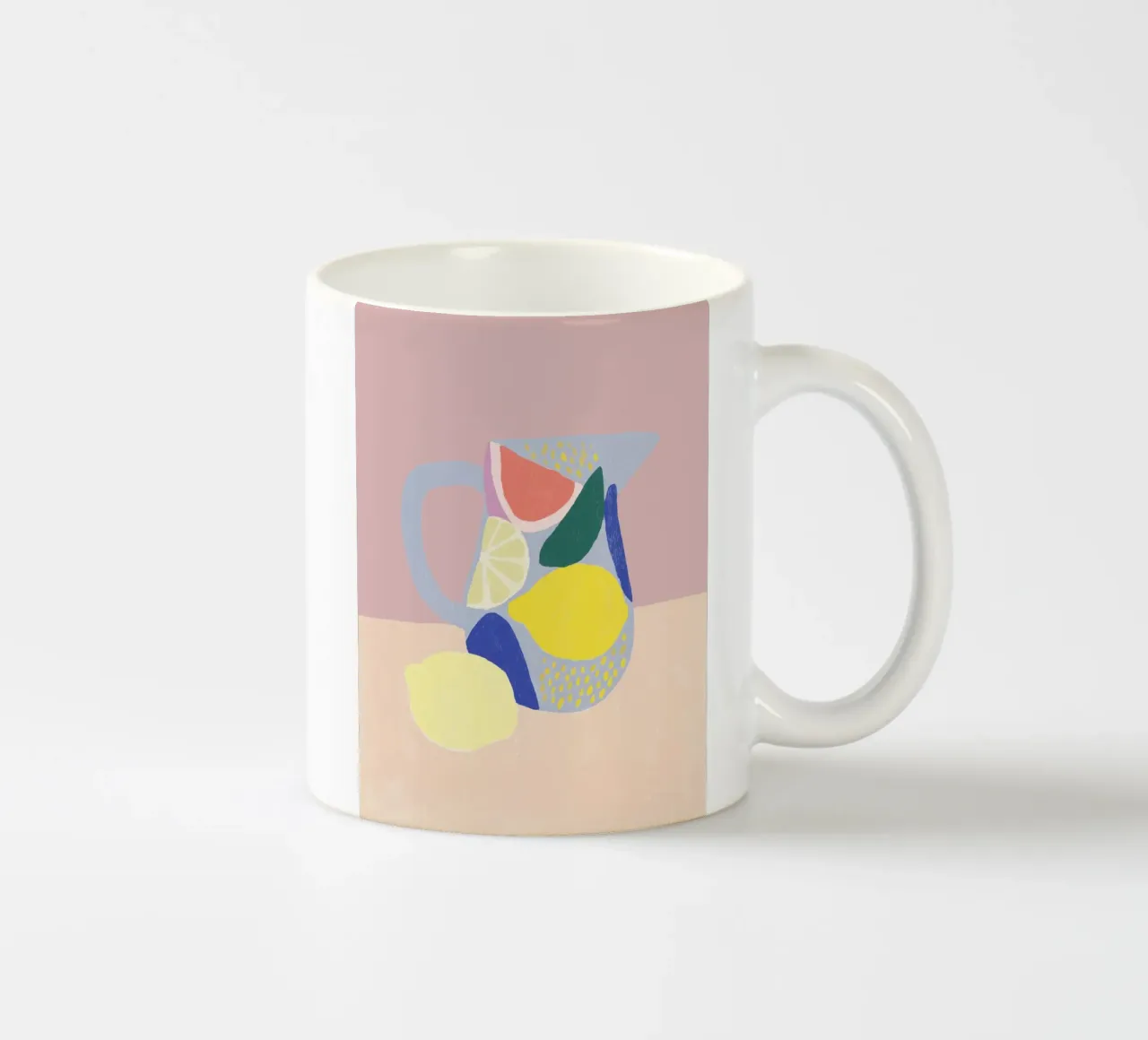 Limonata di frutta con limone tazza in ceramica da Carinaprint