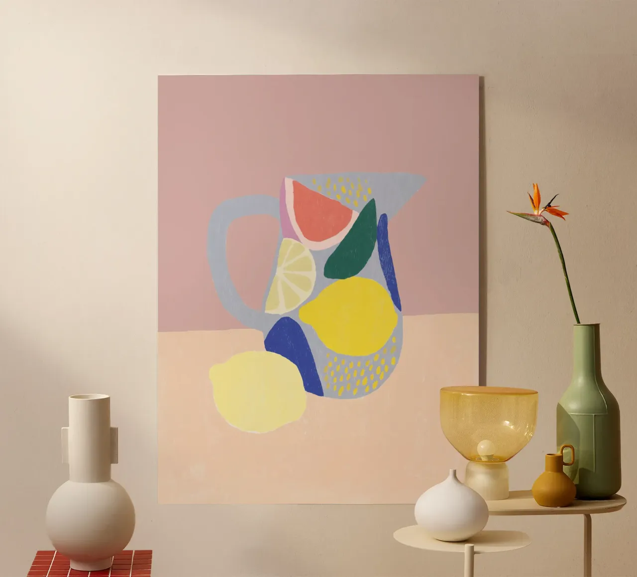 Limonata di frutta con limone plexiglass da Carinaprint