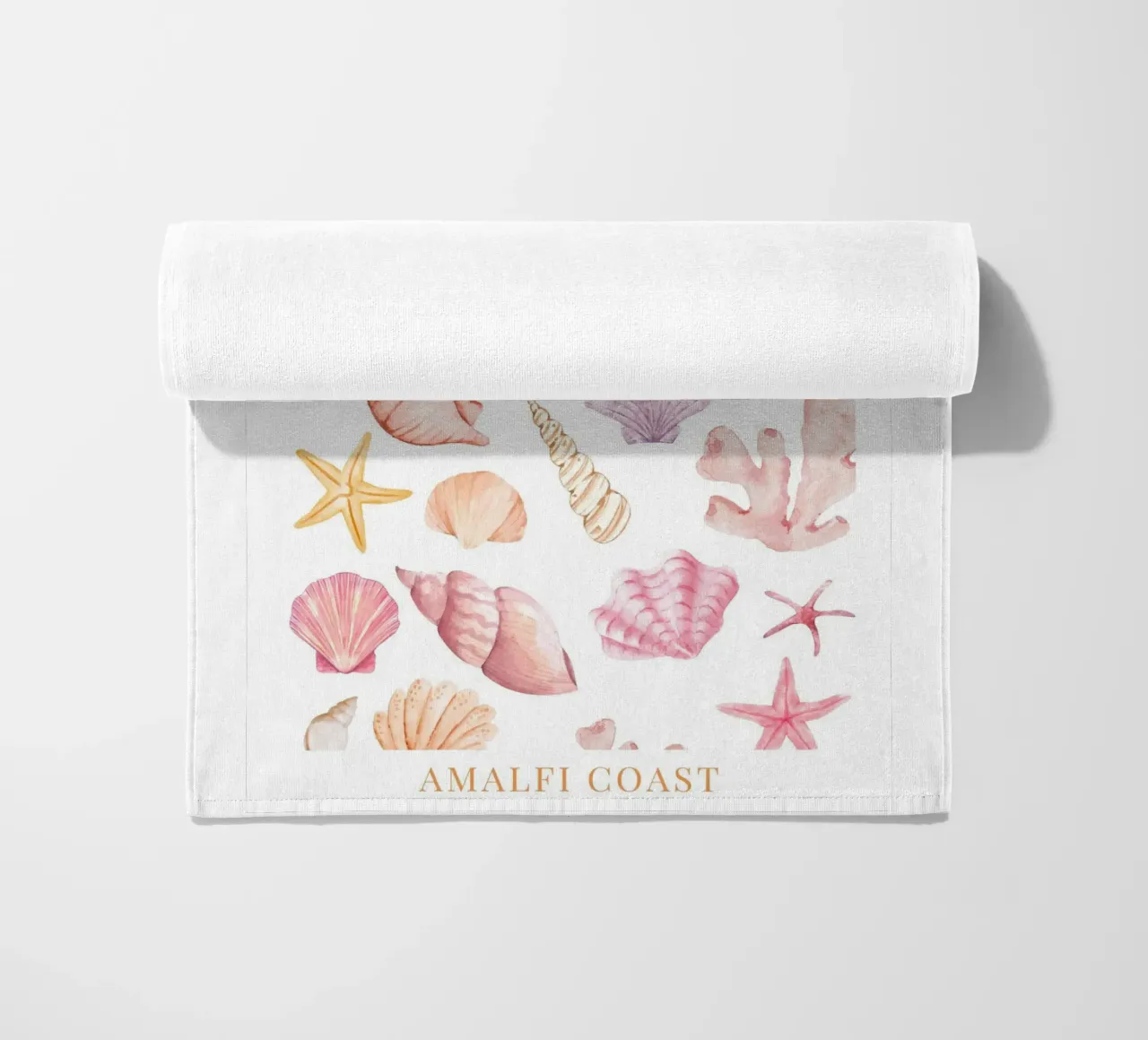 La Dolce Vita Sea Shell Print telo mare da Bella Studio