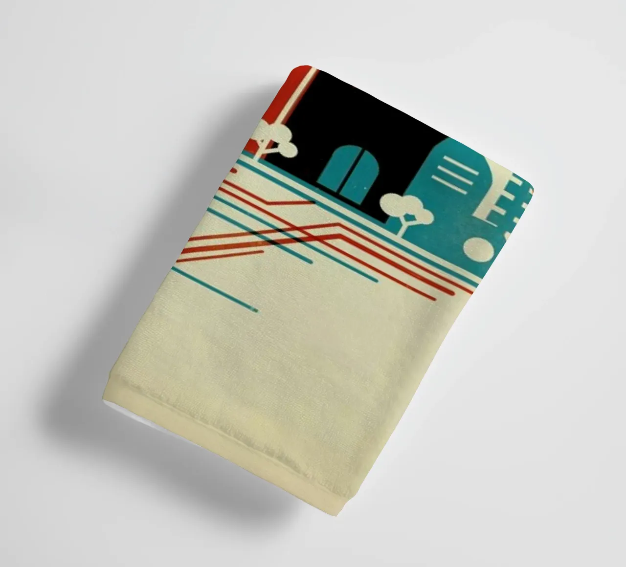 Subway Sky asciugamano da bagno da Jay Fleck