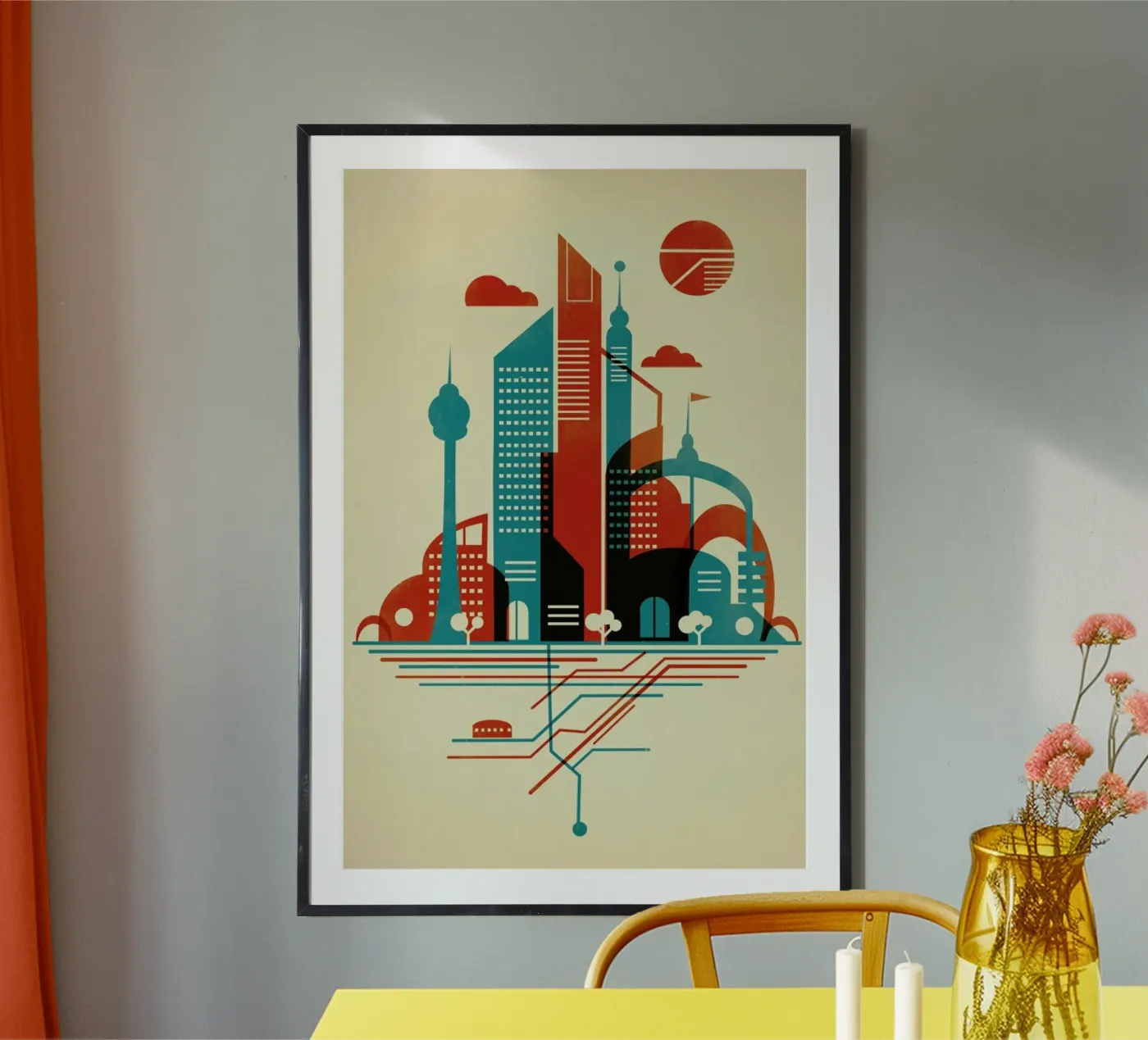 Subway Sky poster by Jay Fleck