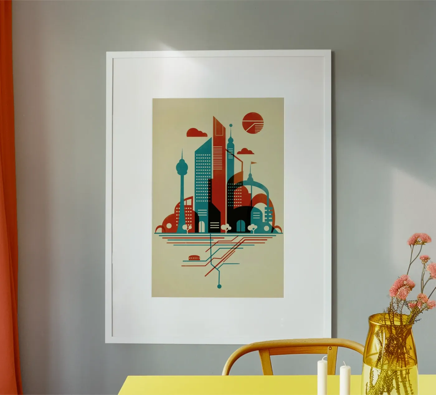 Subway Sky poster by Jay Fleck