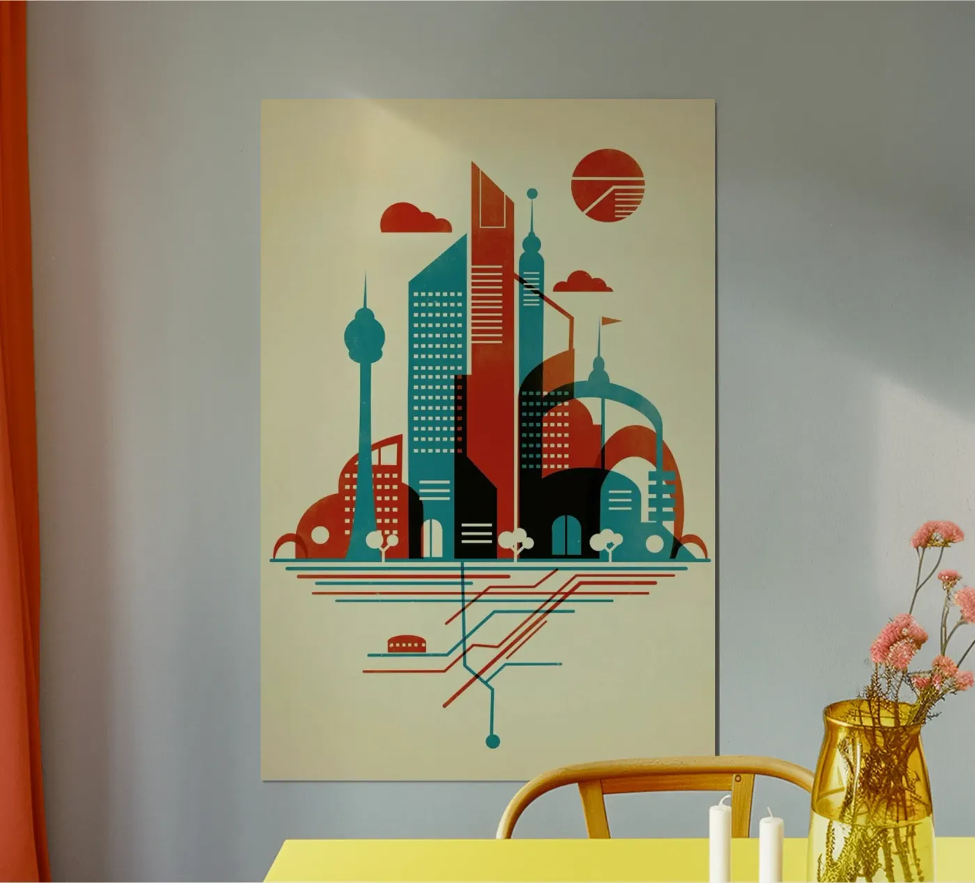 Subway Sky poster by Jay Fleck
