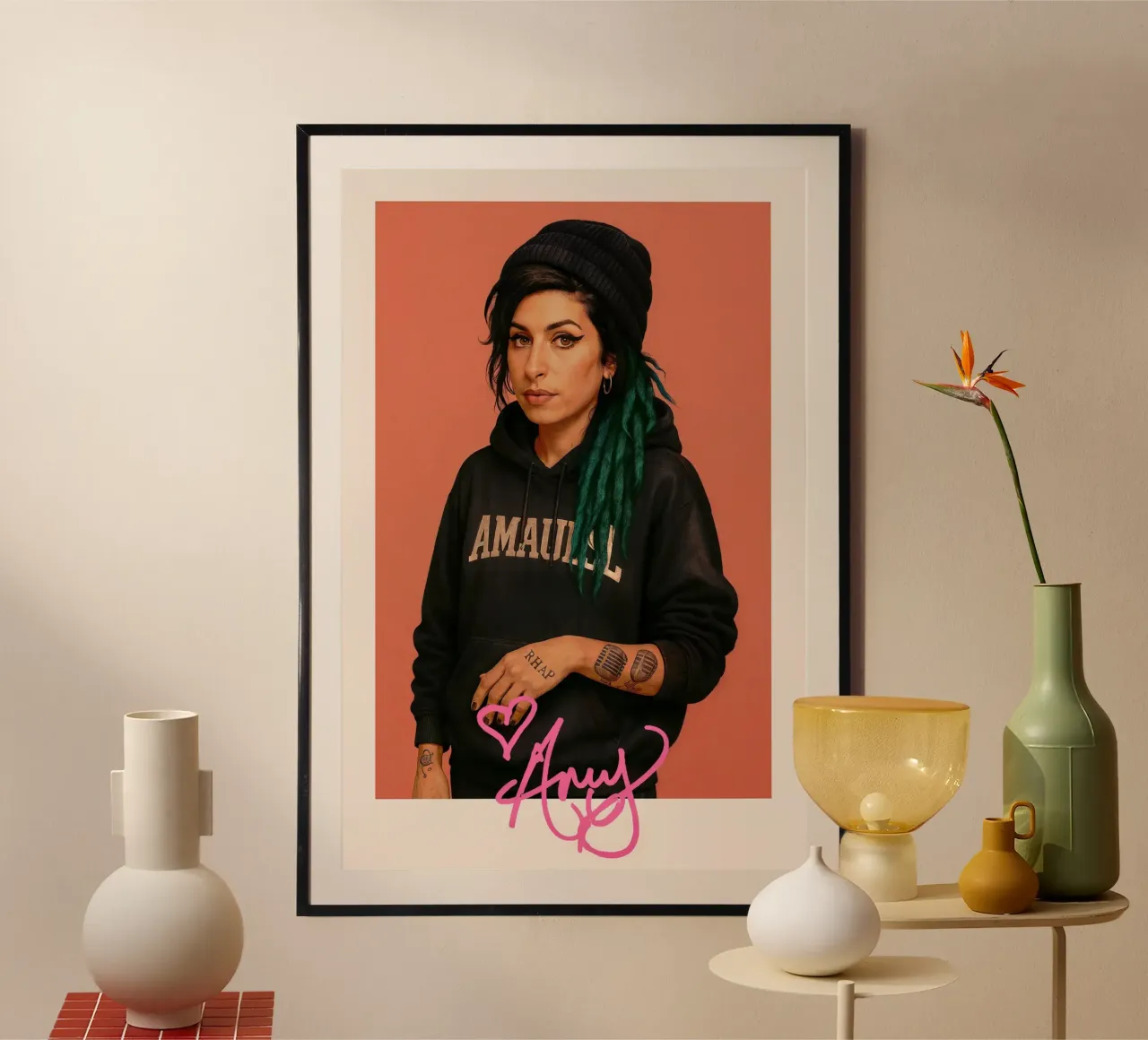 Amy Reloaded poster con telaio in plastica da CNTRL
