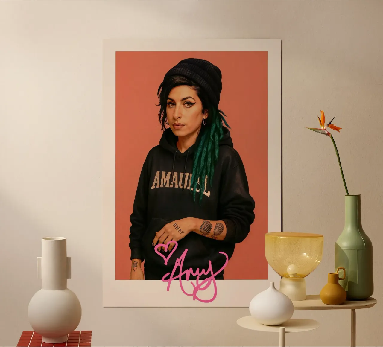 Amy Reloaded poster con telaio in plastica da CNTRL