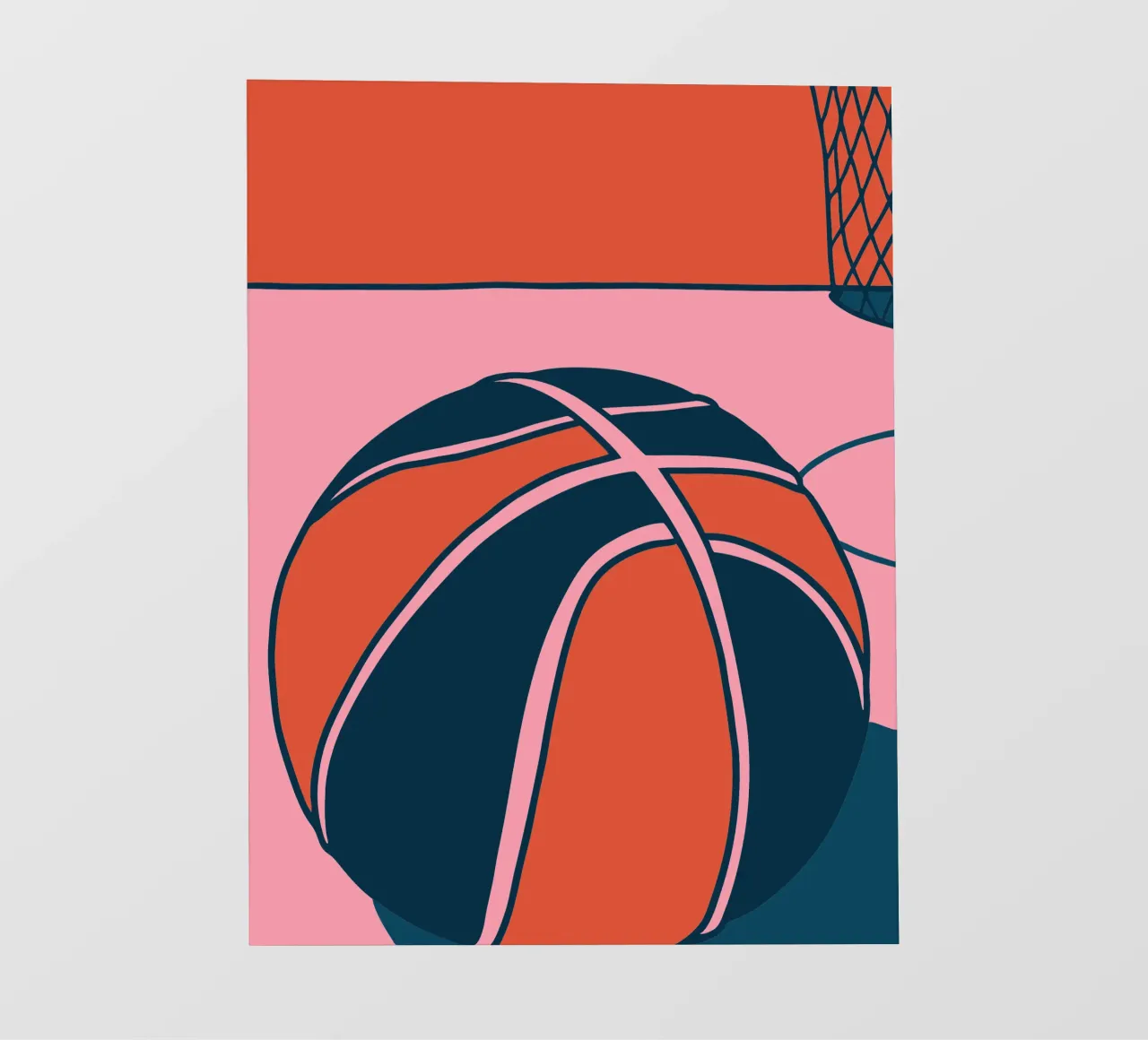 Basket rosa pellicola backlit da SPORTS ONLY